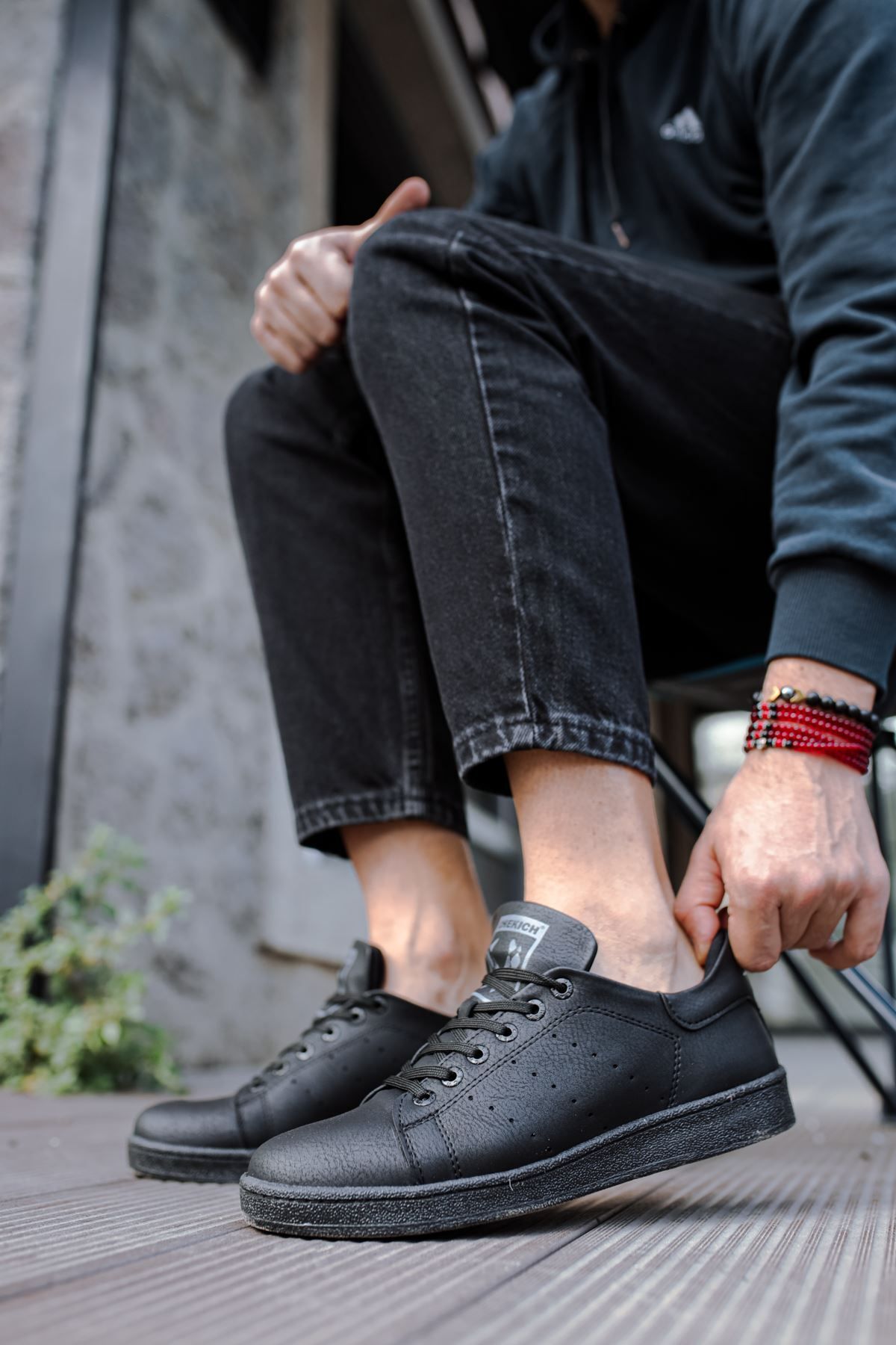 devrialemshoes CH977 CST Tennis Erkek Ayakkabı SIYAH