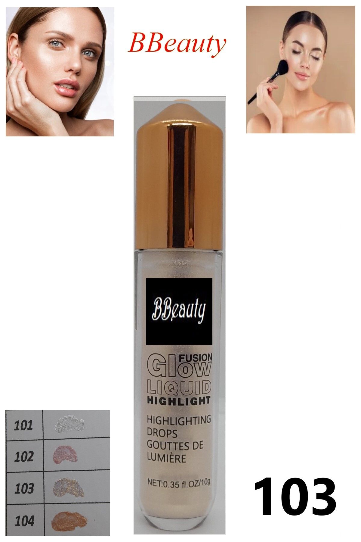 BBeauty Fusion Glow Luquid Highlight Likit Aydınlatıcı Highlighter