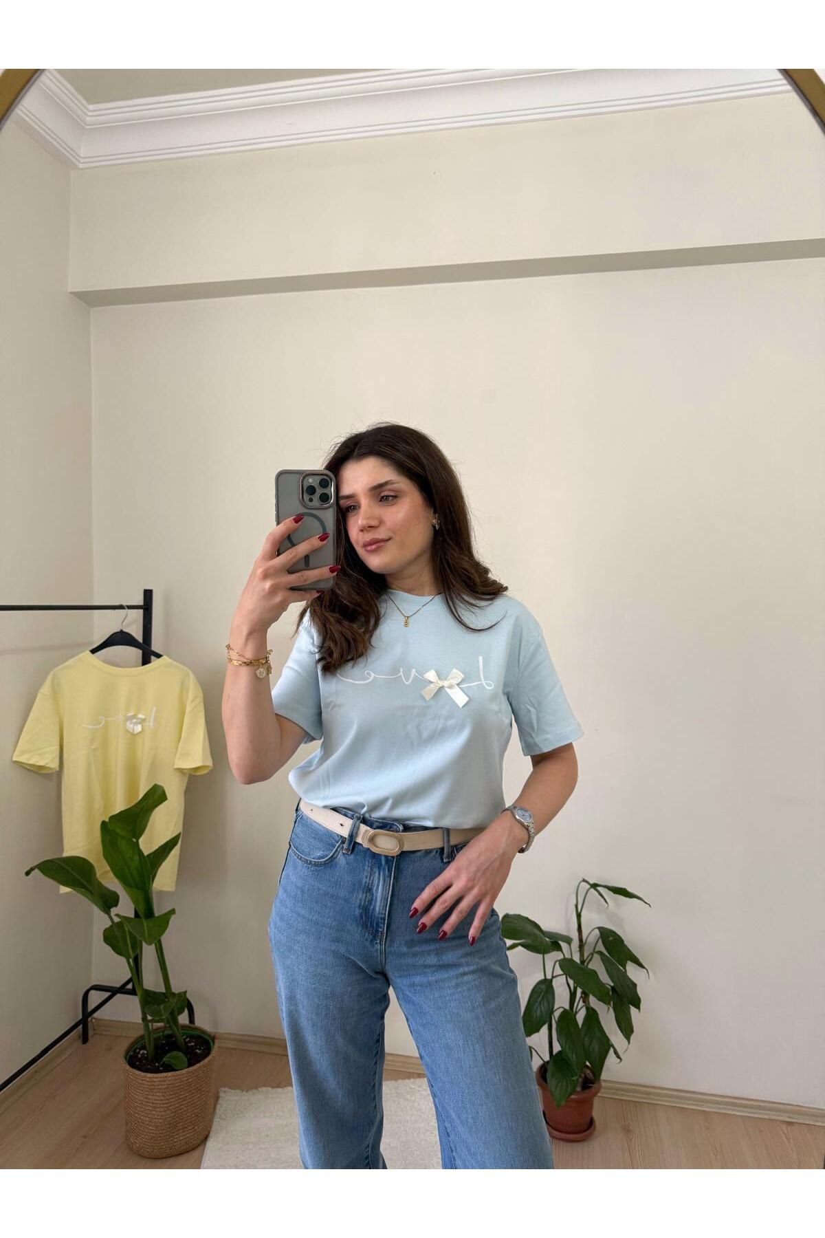 MODA Love Fiyonklu Tişört