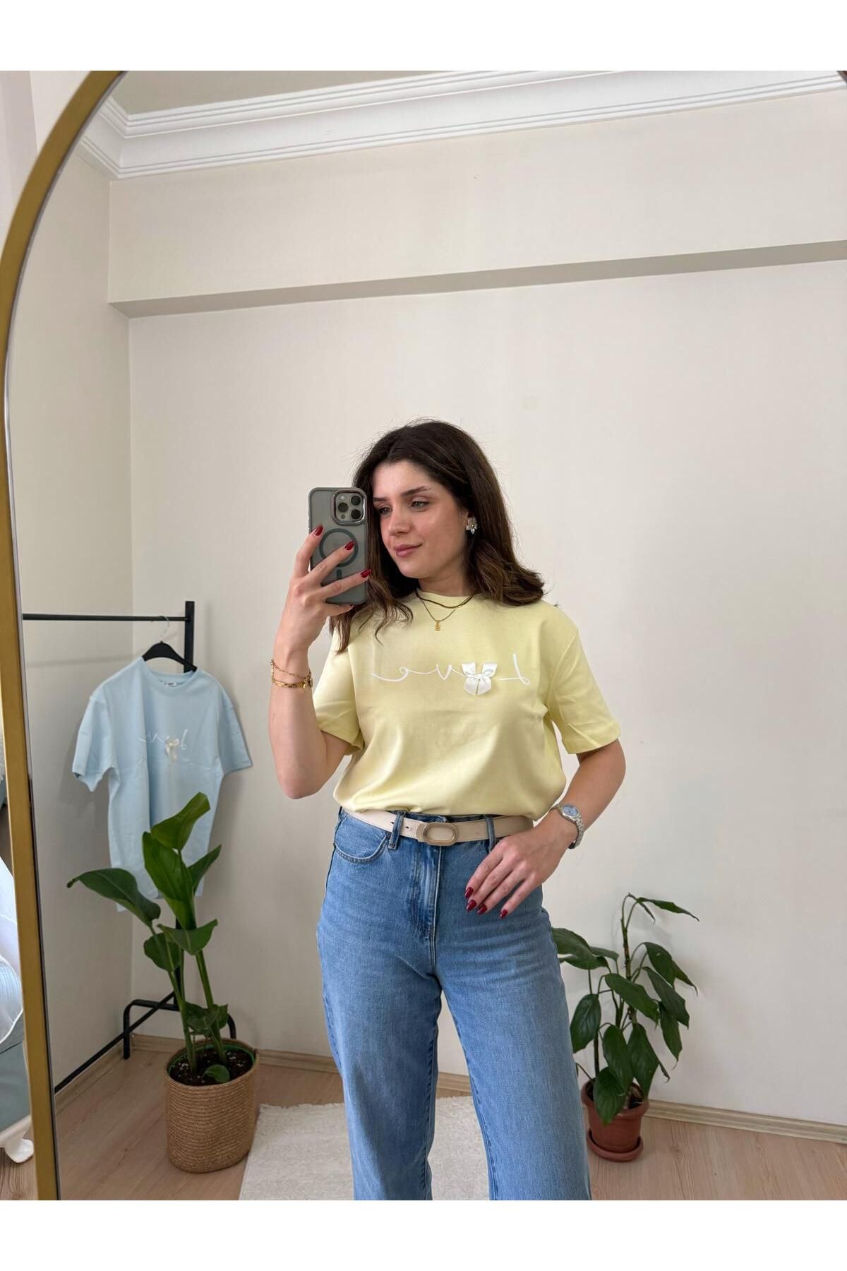 MODA Love Fiyonklu Tişört