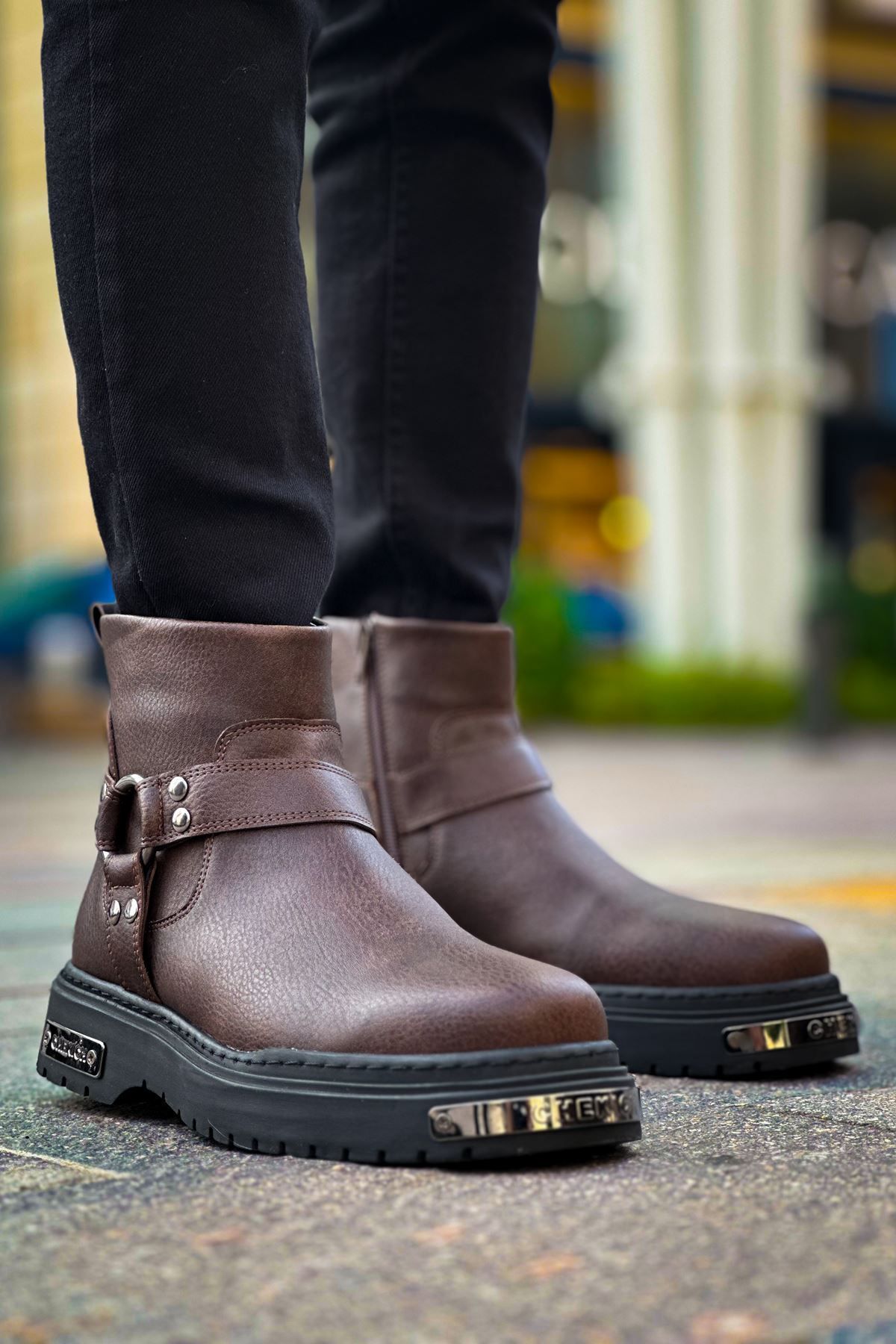 devrialemshoes CH227 CST Yukon Erkek Bot KAHVE