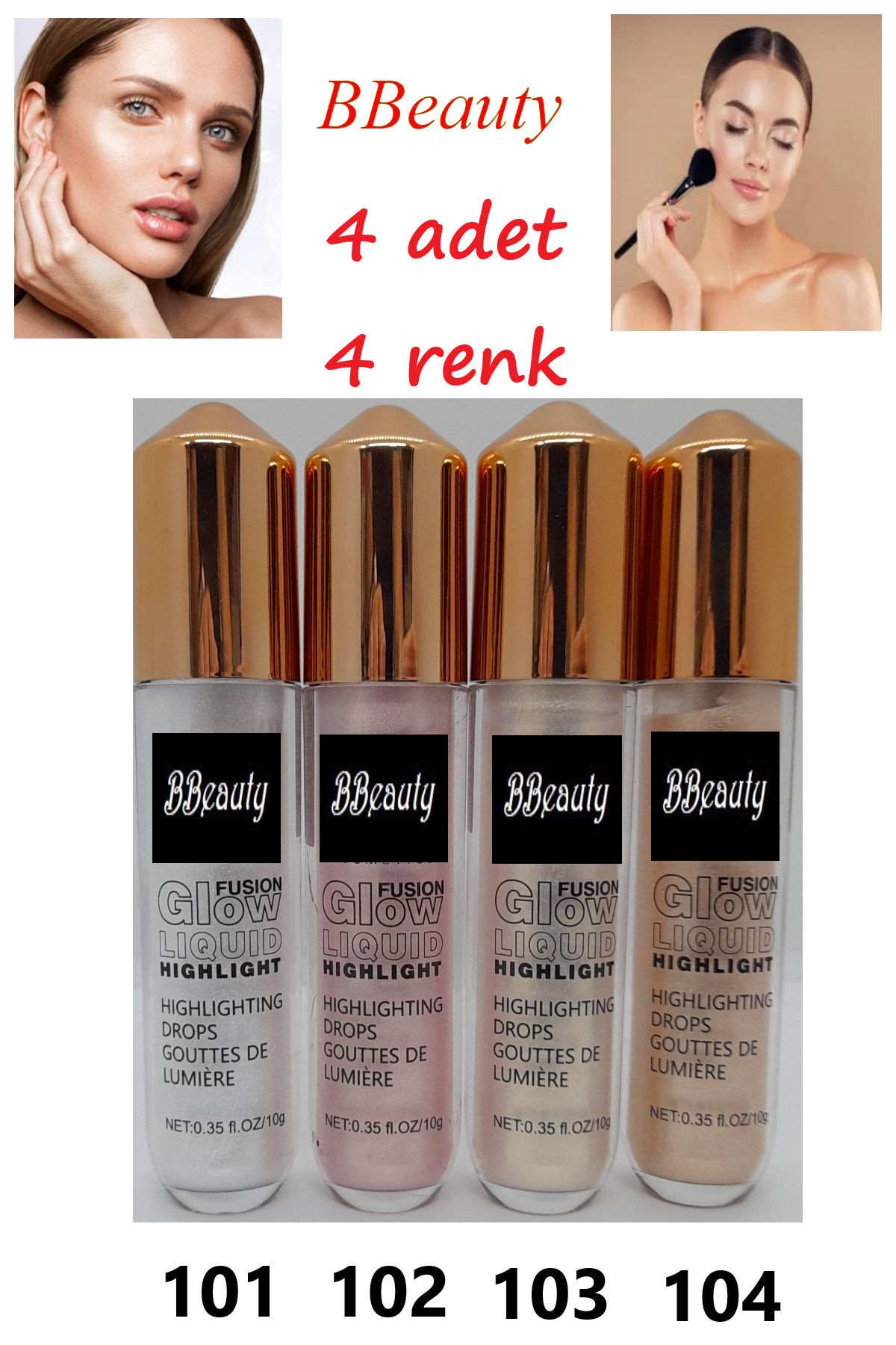 BBeauty Fusion Glow Luquid Highlight Likit Aydınlatıcı Highlighter