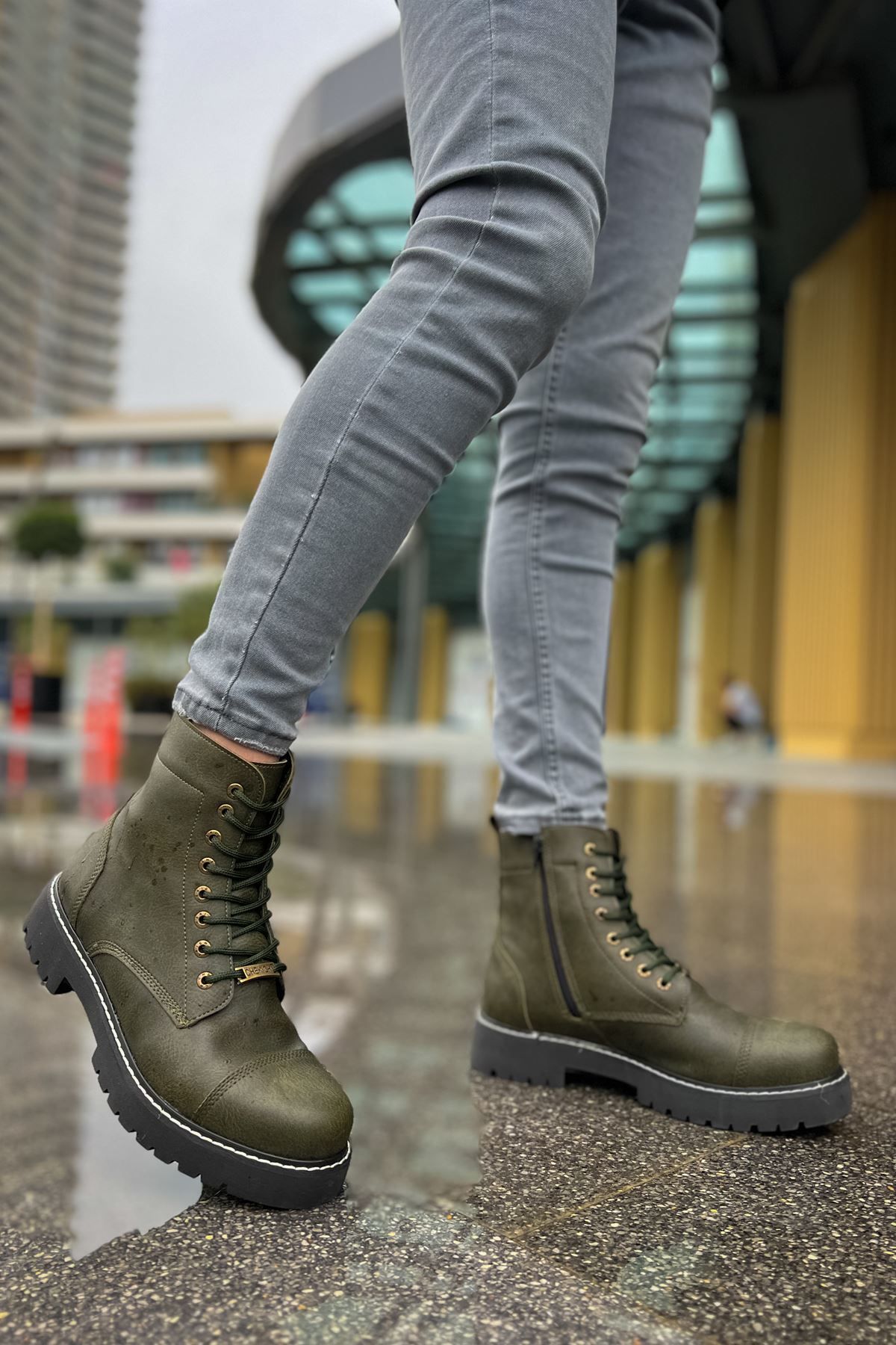 devrialemshoes CH009 CST Military Erkek Bot HAKI