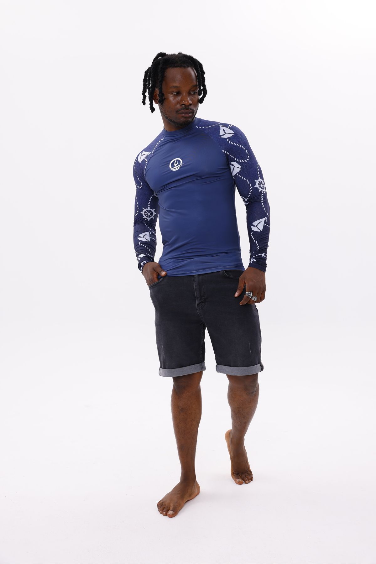 NEPTUNUS SHOP UPF50,ERKEK UZUN KOLLU RASHGUARD,SU SPORLARI ÜST GİYİM