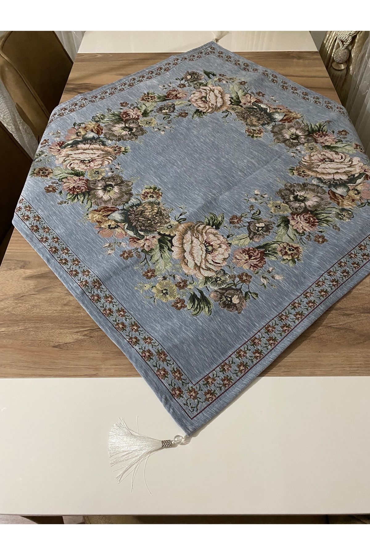 MYHOMEGOBLEN GOBLEN SEHPA VE MASAÖRTÜSÜ BORDO