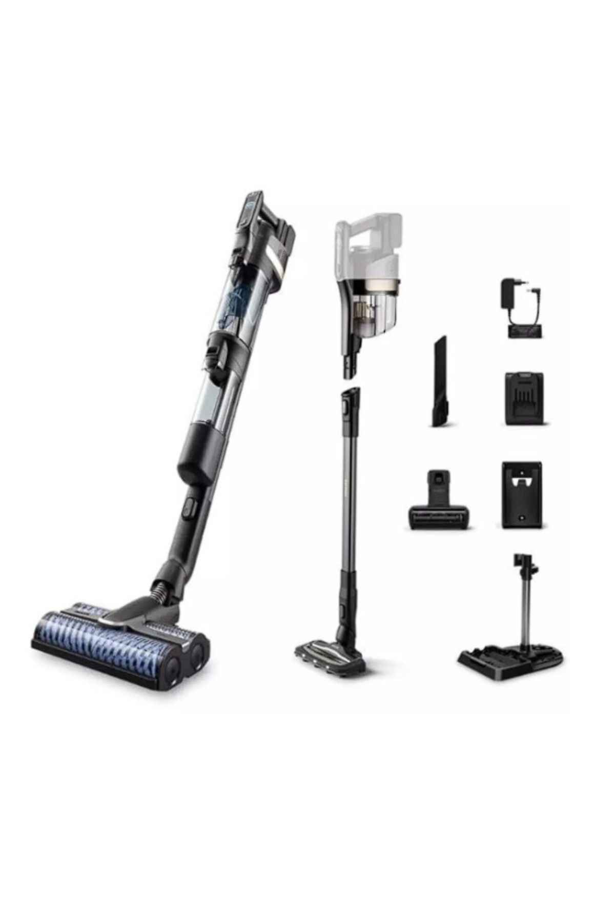 Philips Aqua Elite Plus 3in1 Silme/süpürme/emme Fonksiyonlu Yeni Nesil Dikey Şarjlı Süpürge, Siyah