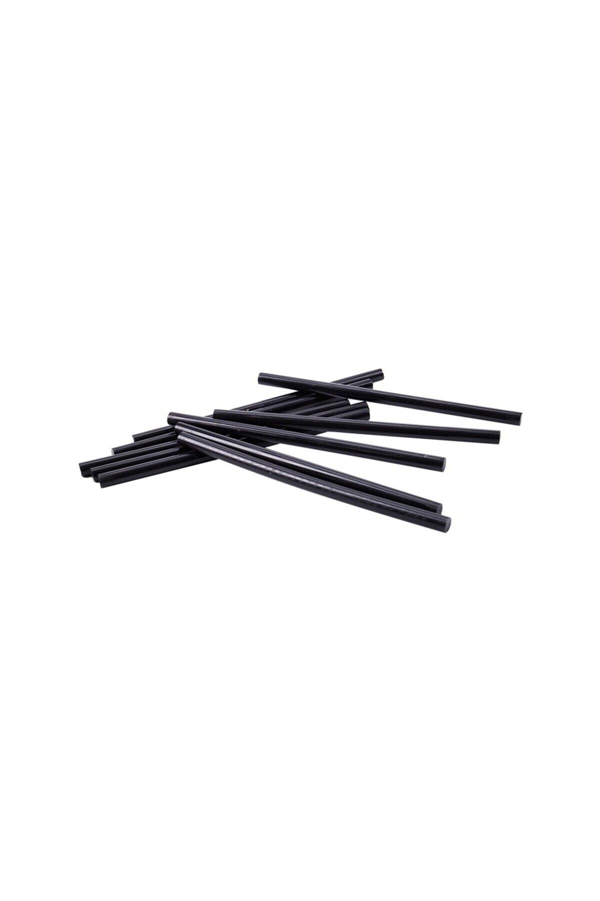 Mikasso Sıcak Silikon SİYAH 12 Adet - 7 MM x 30 Cm İNCE