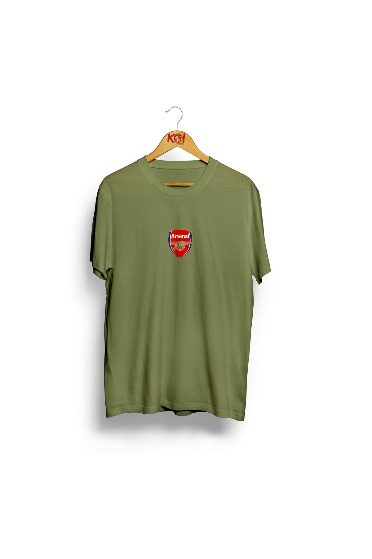 Butik Arsenal Arma / Erkek Haki Yeşil Renk T-Shirt / %100 Pamuk Premium Quality / Regular Fit