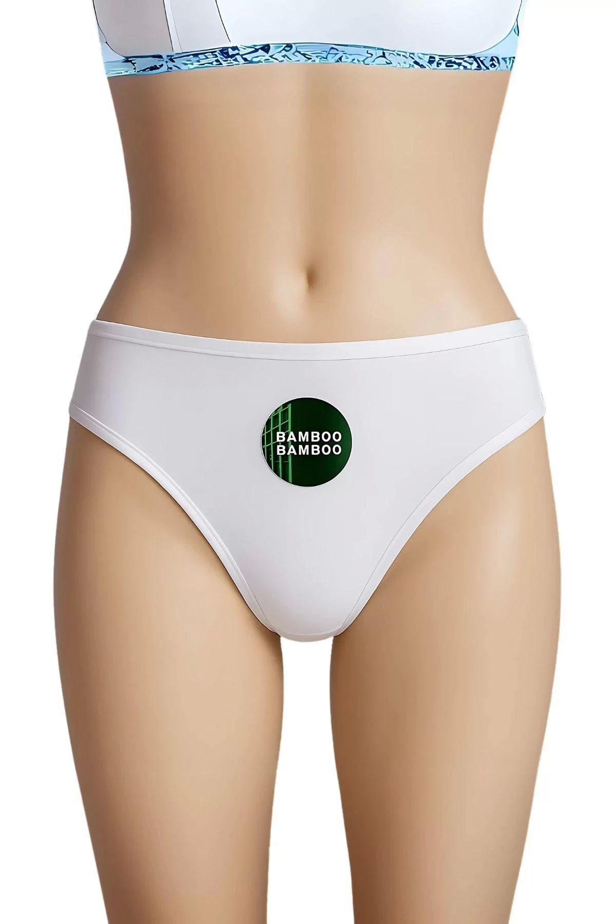 Moon wear H2614 L Bikini Bambu Kumaş