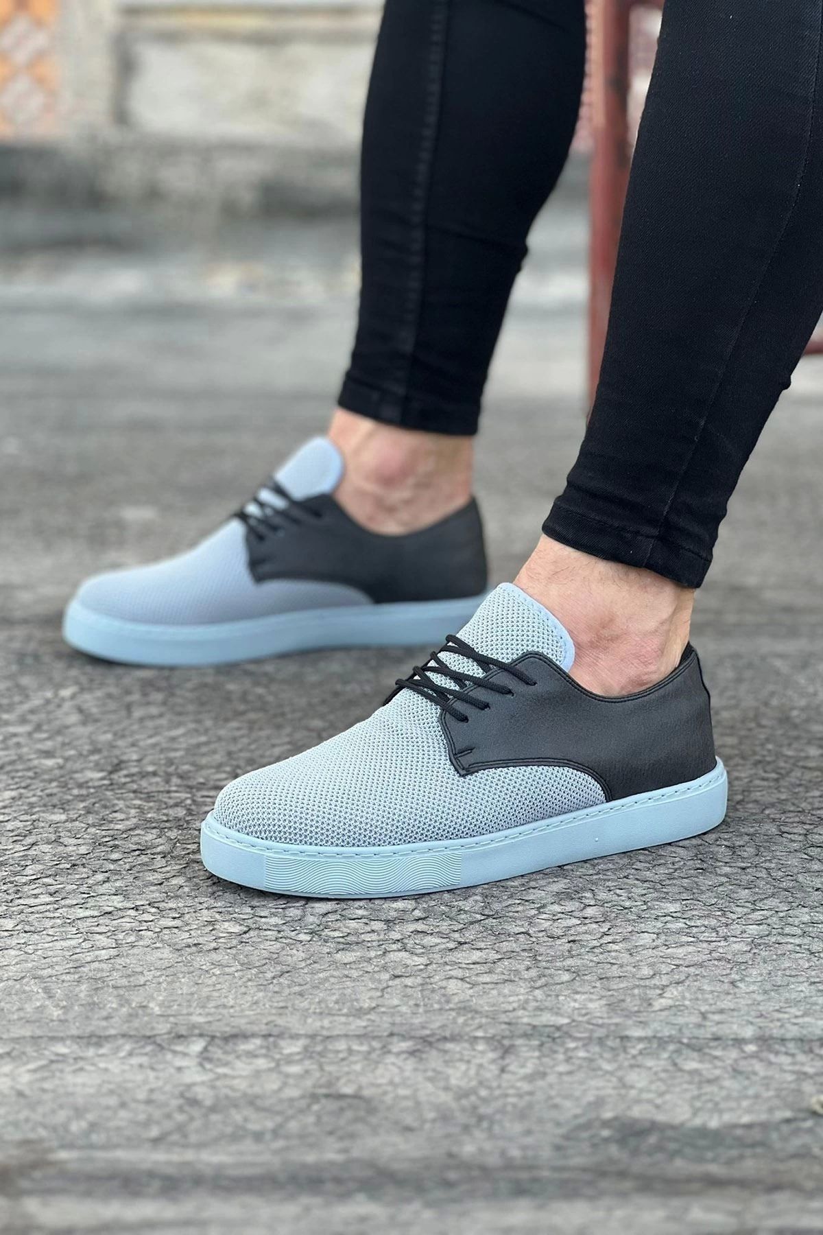 Litae Trend016 Gri Triko Erkek Casual Ayakkabı