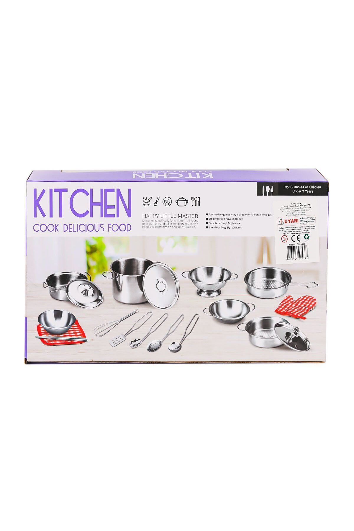 Aymir Ticaret 666-B8 Metal Çay Seti -Toysan Oyuncak