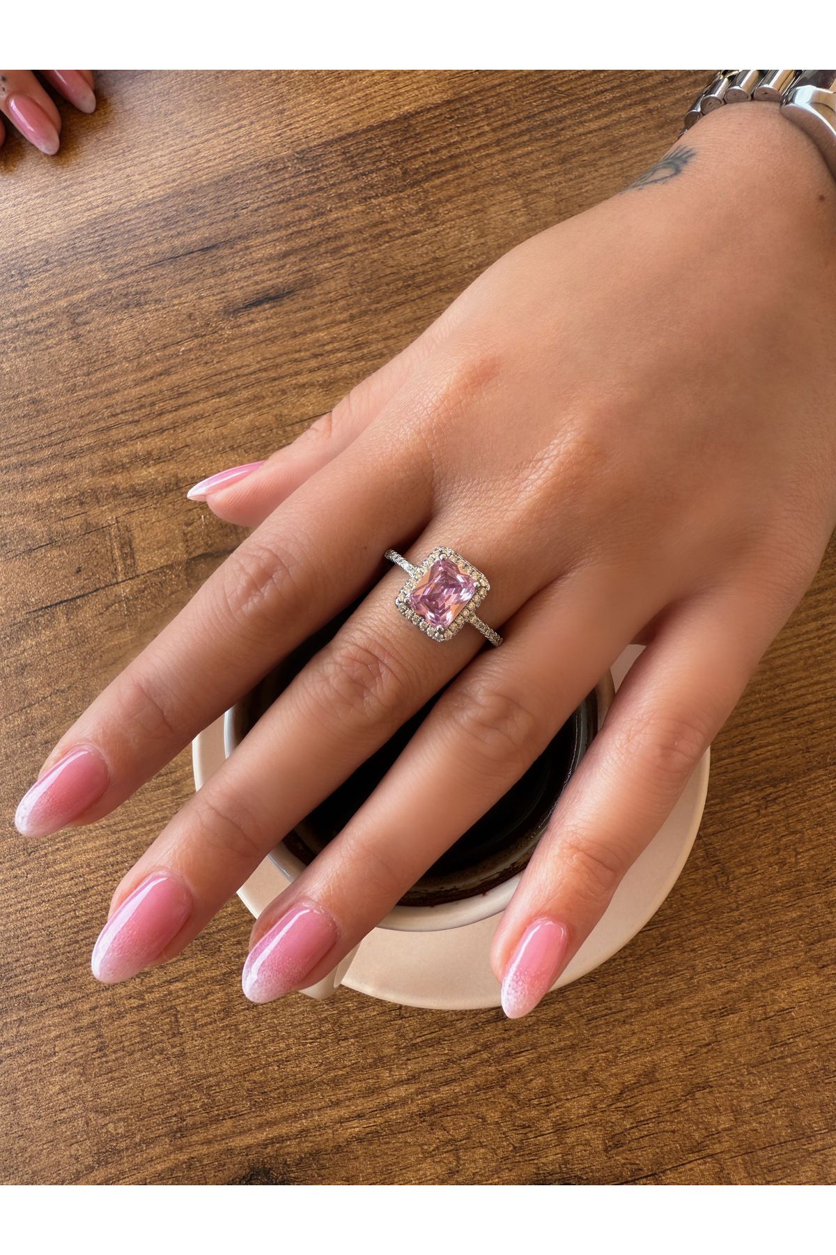 HeyYou Jewelry Ayarlanabilir Queen baget yüzük