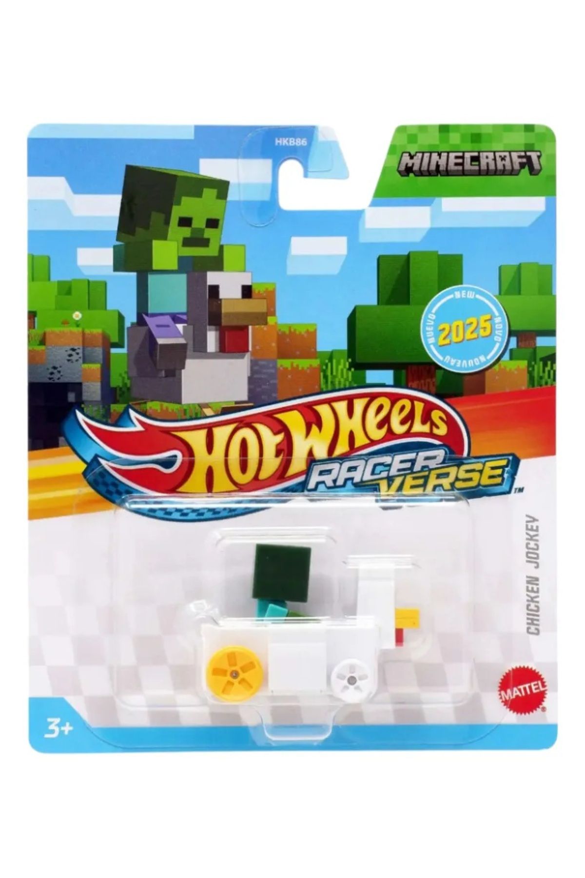 HOT WHEELS Racerverse Minecraft Zombie Chicken Jockey HRT42