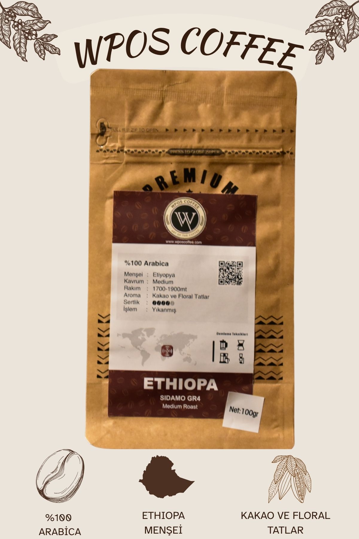 wpos coffee WPOS Premium Ethıopa