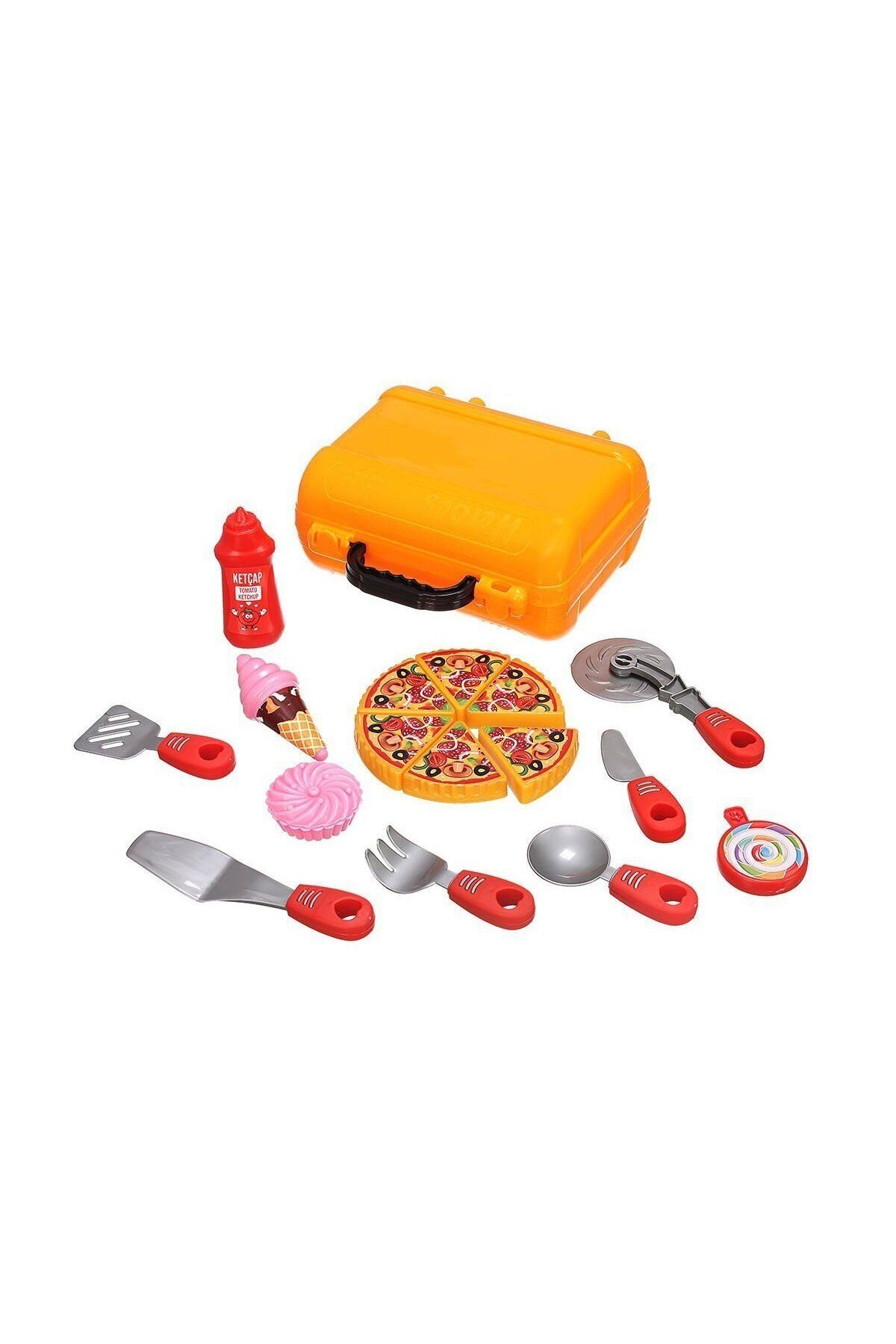 Aymir Ticaret ERN-818 HEROES TOYS PİZZA OYUN SETİ