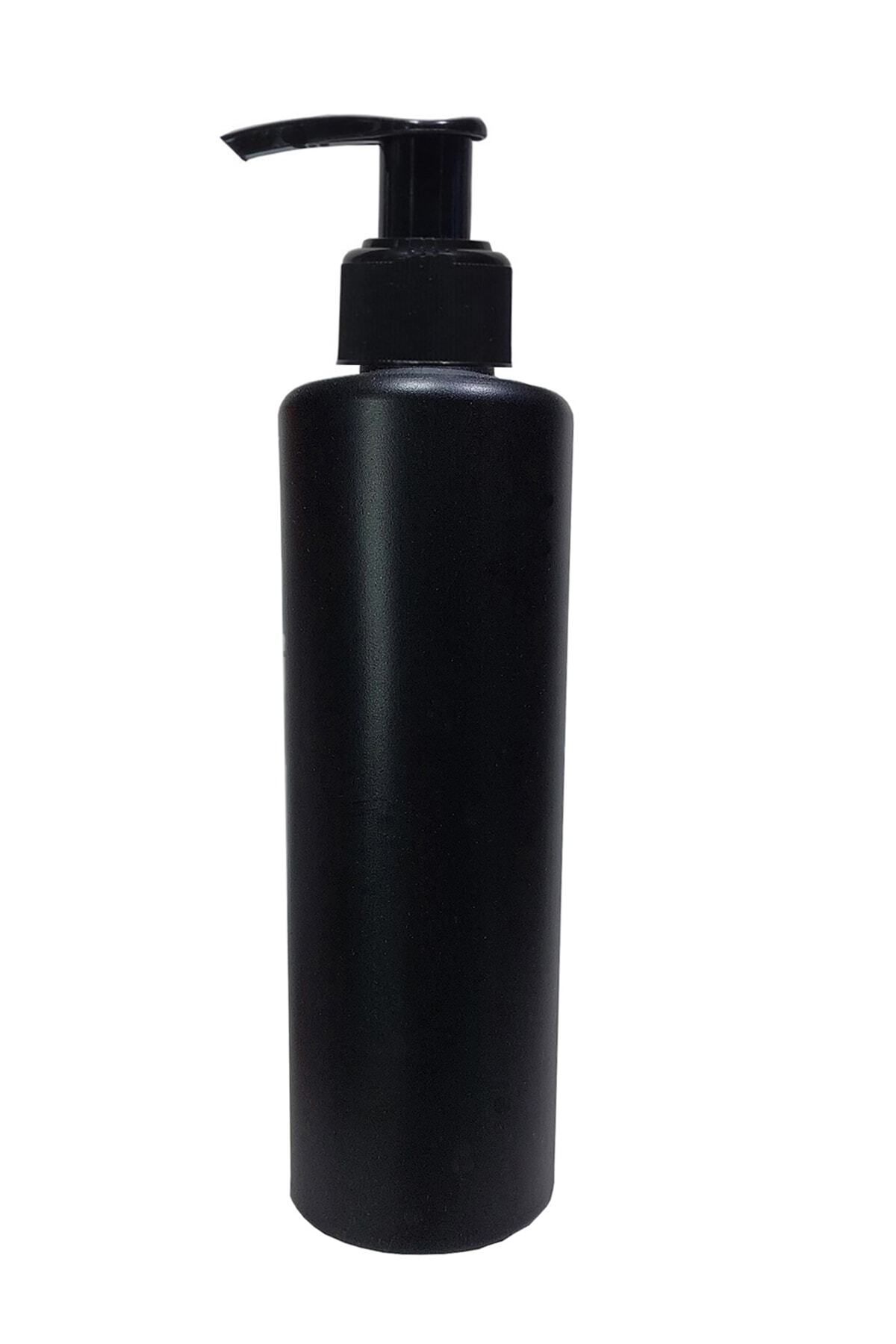 Mikasso Ambalaj 1000ML - 10 Adet - siyah Plastik Şişe + sıvı sabun pompalı Takım 16 x 27