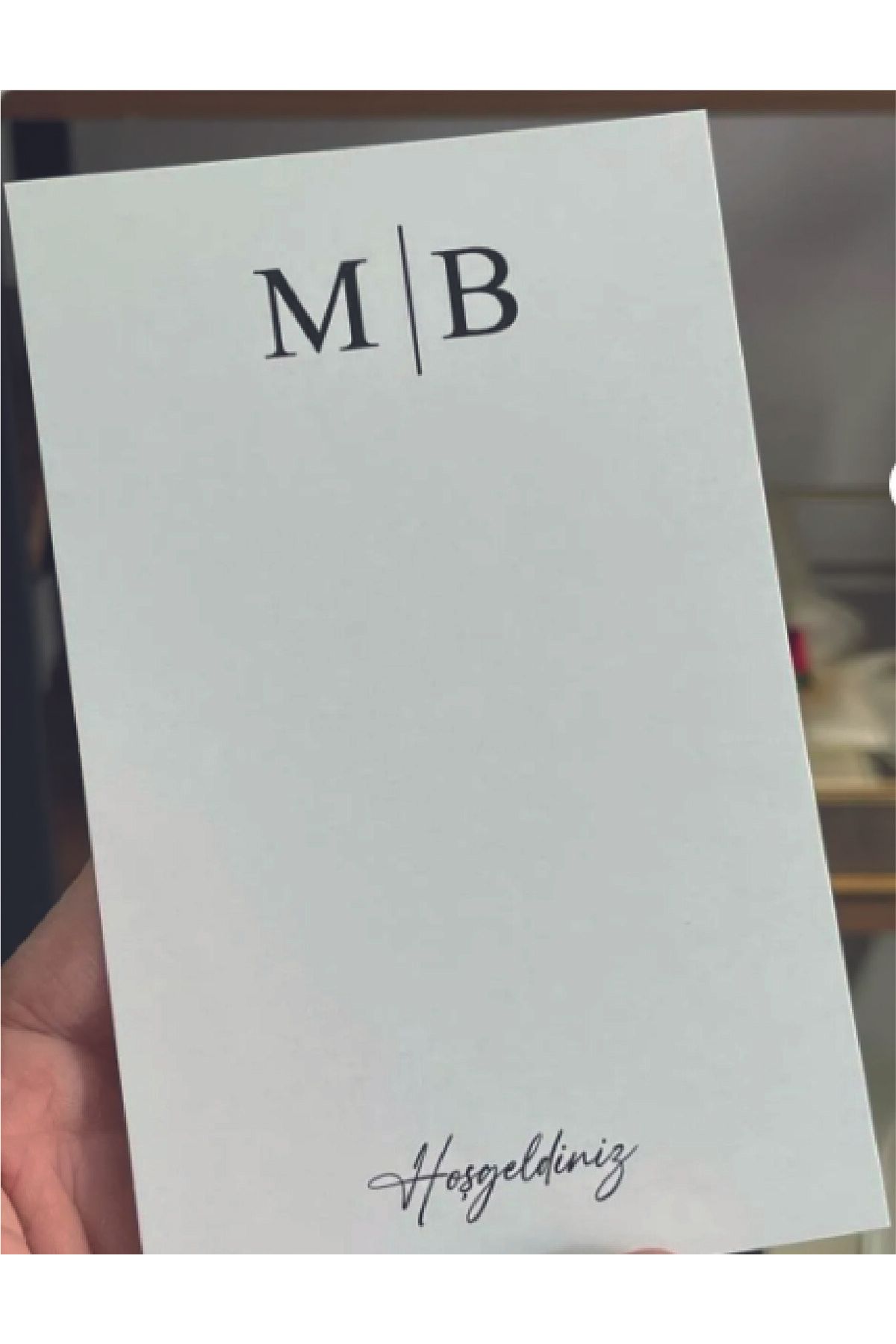 shop Hoş geldiniz Yazılı Söz, Kına, Nişan, Düğün Hediyelik ve Masa Kartı 9,5x15 cm Tek Adet