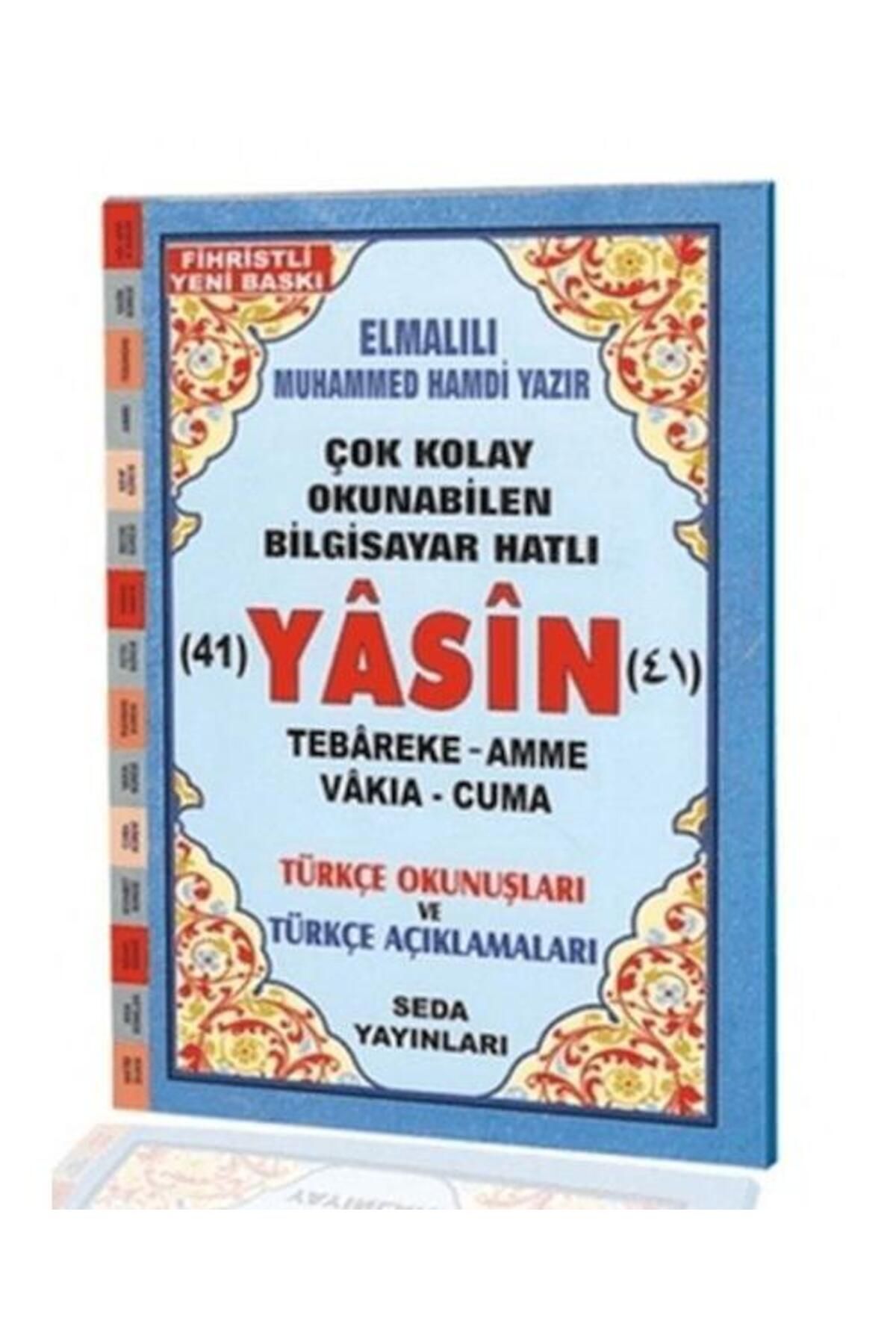 Seda Yayınları Yasin Tebareke Amme Vakıa ve Cuma Türkçe Okunuş ve Türkçe Açıklamalı (Fihristli,