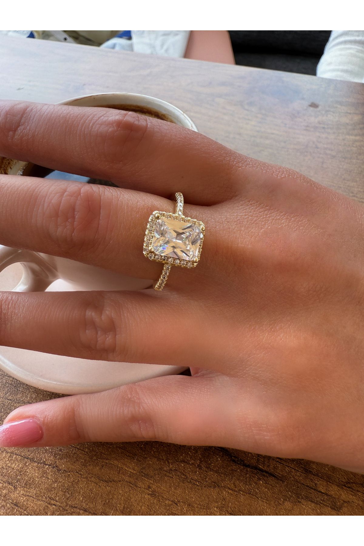 HeyYou Jewelry Ayarlanabilir Queen baget yüzük