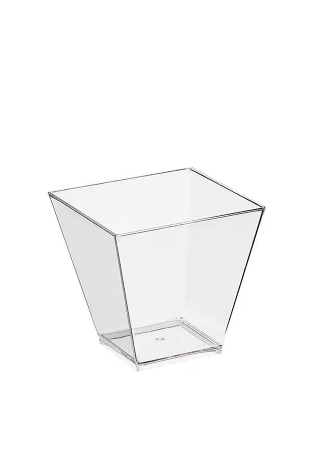 Mikasso Plastik Mini Kap Şeffaf 120 cc - 25 adet Belirtilmemiş TR