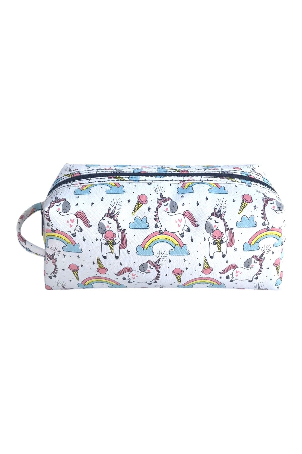 Wallery Bags Çok Amaçlı El Çantası – Makyaj & Seyahat & Tıraş Organizer – Fermuarlı Kumaş Çanta