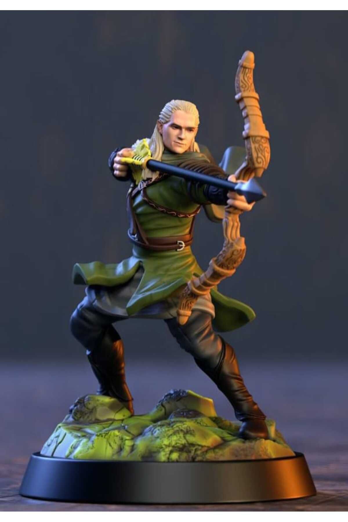 ValoriaConcept Yüzüklerin Efendisi Legolas Figürü – Koleksiyonluk Dekoratif 3D Model