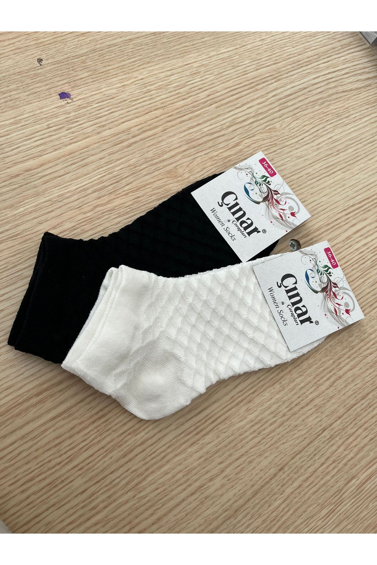Çınar ÇINAR 12 adet EKONOMİK patik çorap