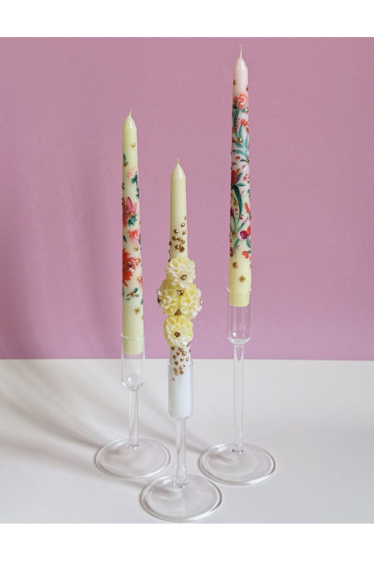 STUDIO SOI CANDLE&MORE 3'LÜ MUM SETİ 2025 SICAK YAZ SORBE SERİSİ