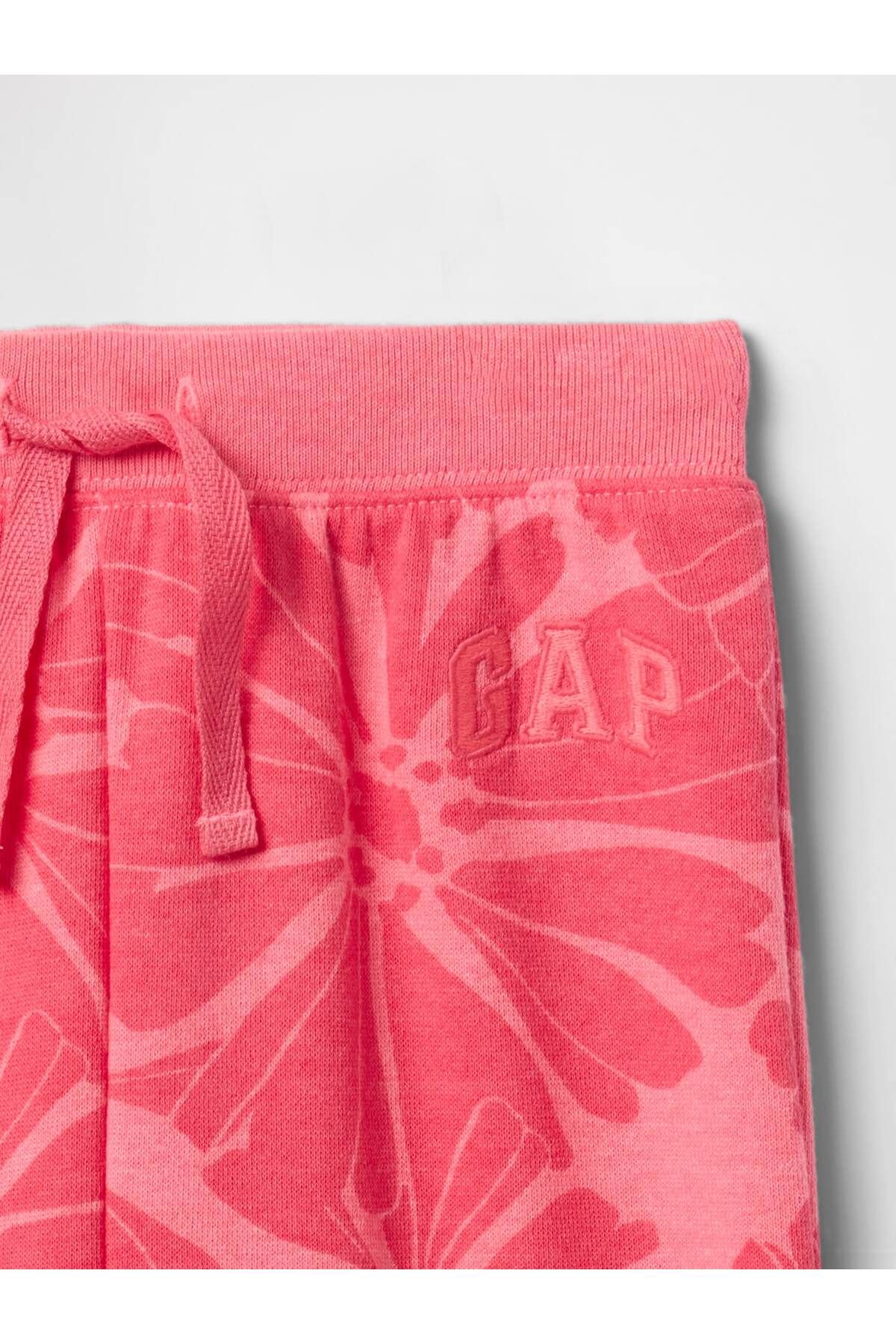Kız Bebek Pembe Gap Logo Pull-On Jogger Eşofman Altı - 2