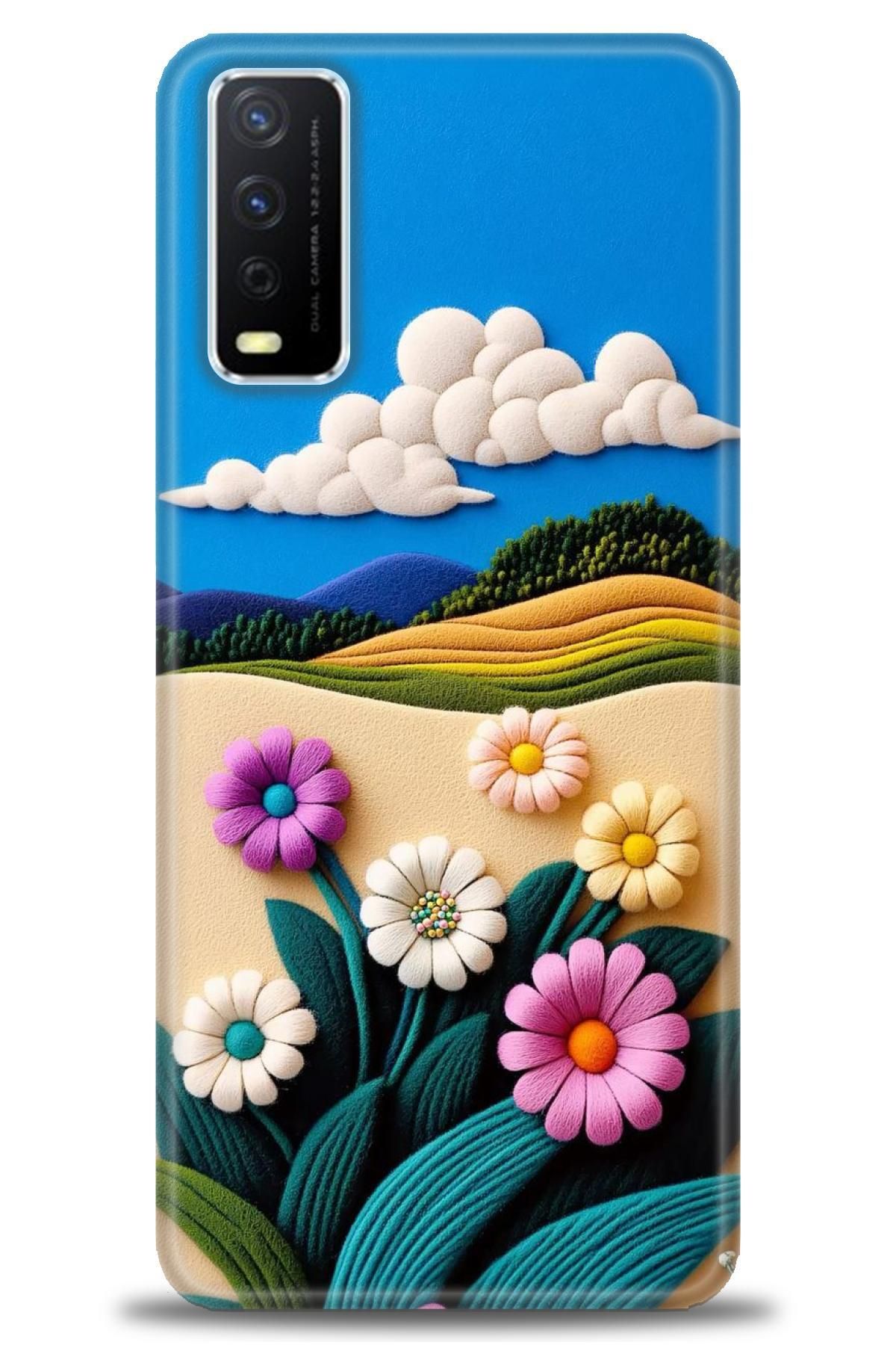 CooperTech Vivo Y20 / Y20S İle Uyumlu HD Baskılı Silikon Kılıf / Y V ÖzelSeri Vivo - 2335