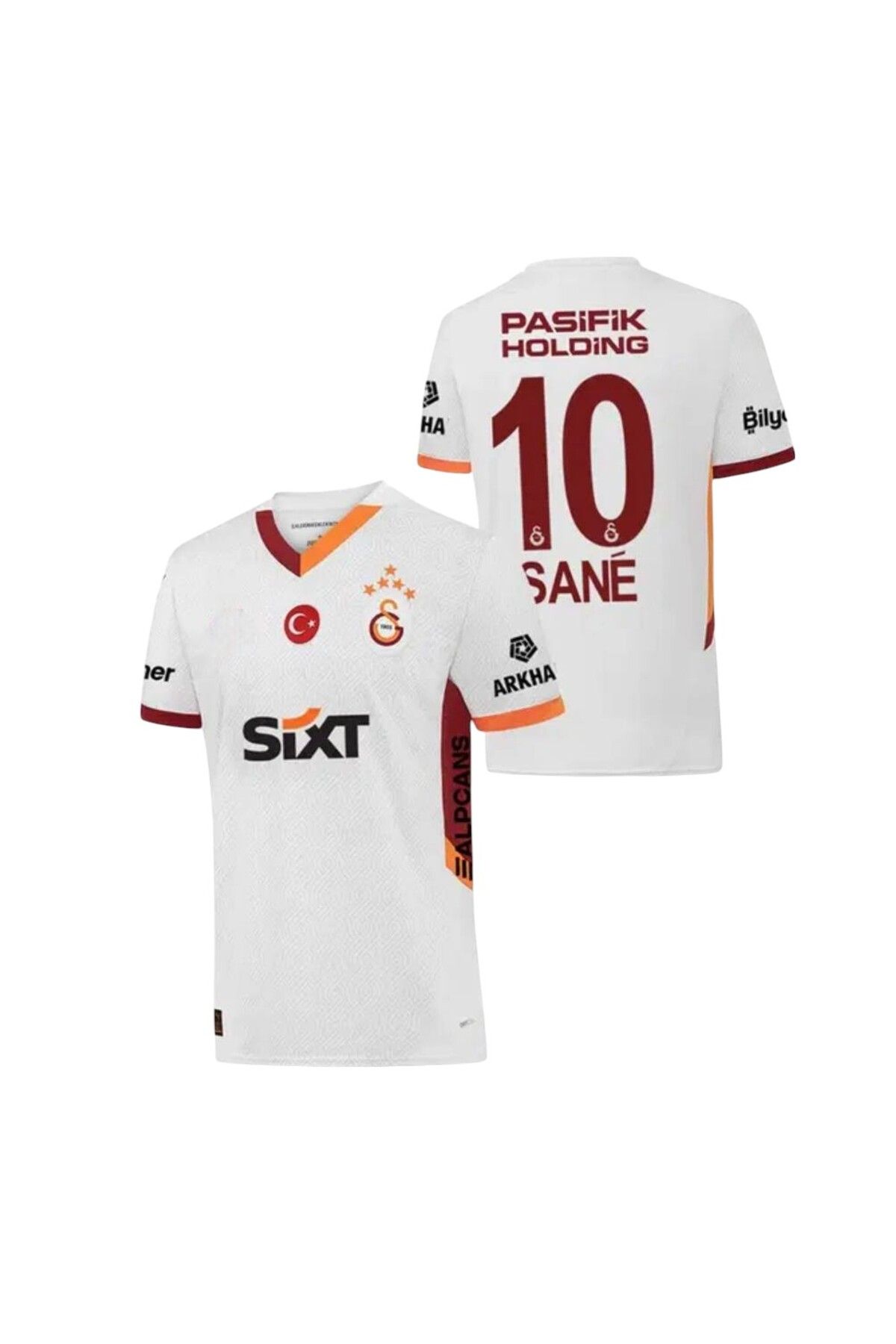 Alaturka Mix GALATASARAY 2024/25 YENİ SEZON *LEROY/SANE * DEPLASMAN BEYAZ YETİŞKİN FORMASI