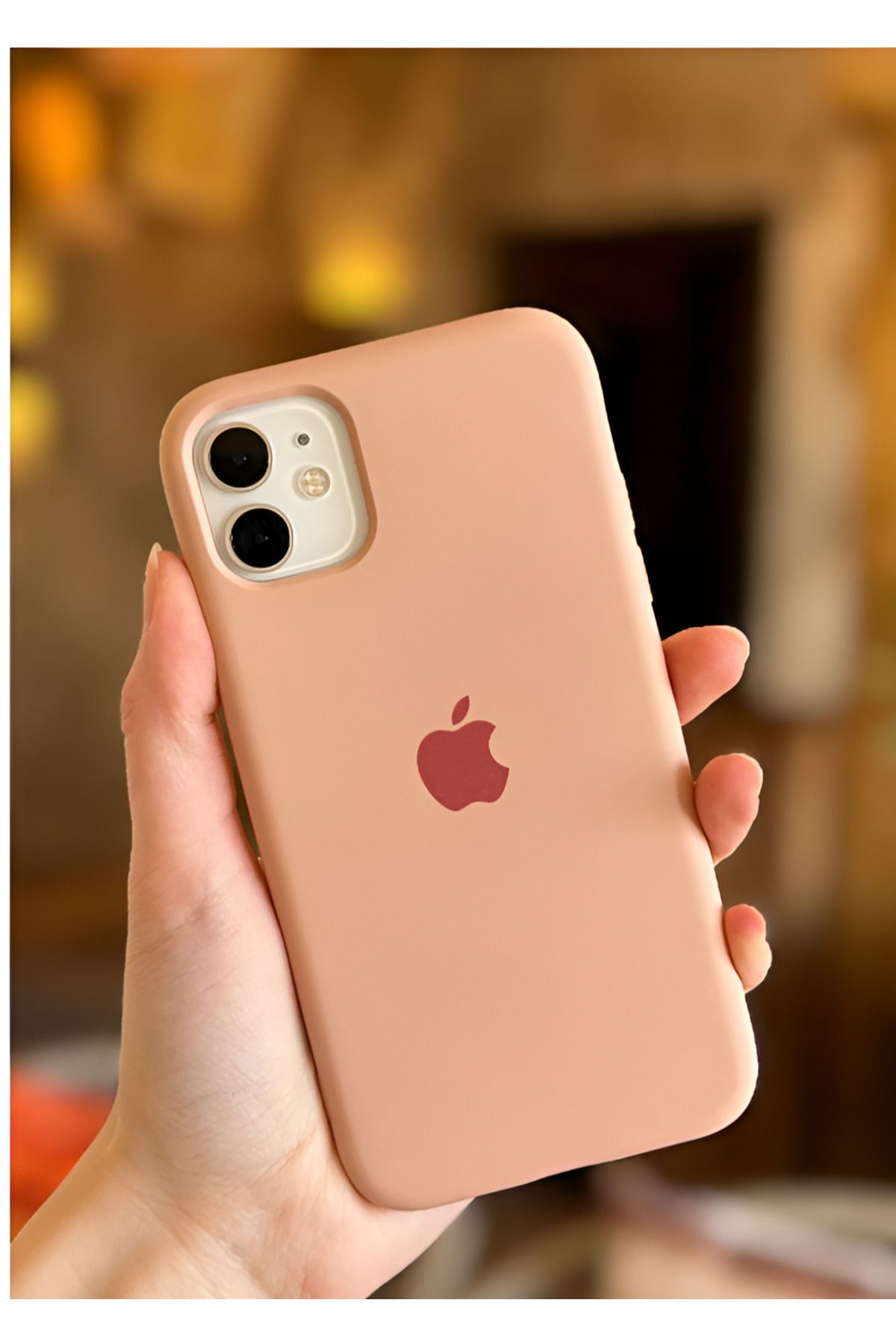EXS Aksesuar Iphone 11 Uyumlu Içi Kadife Lansman Silikon Kılıf Kapak