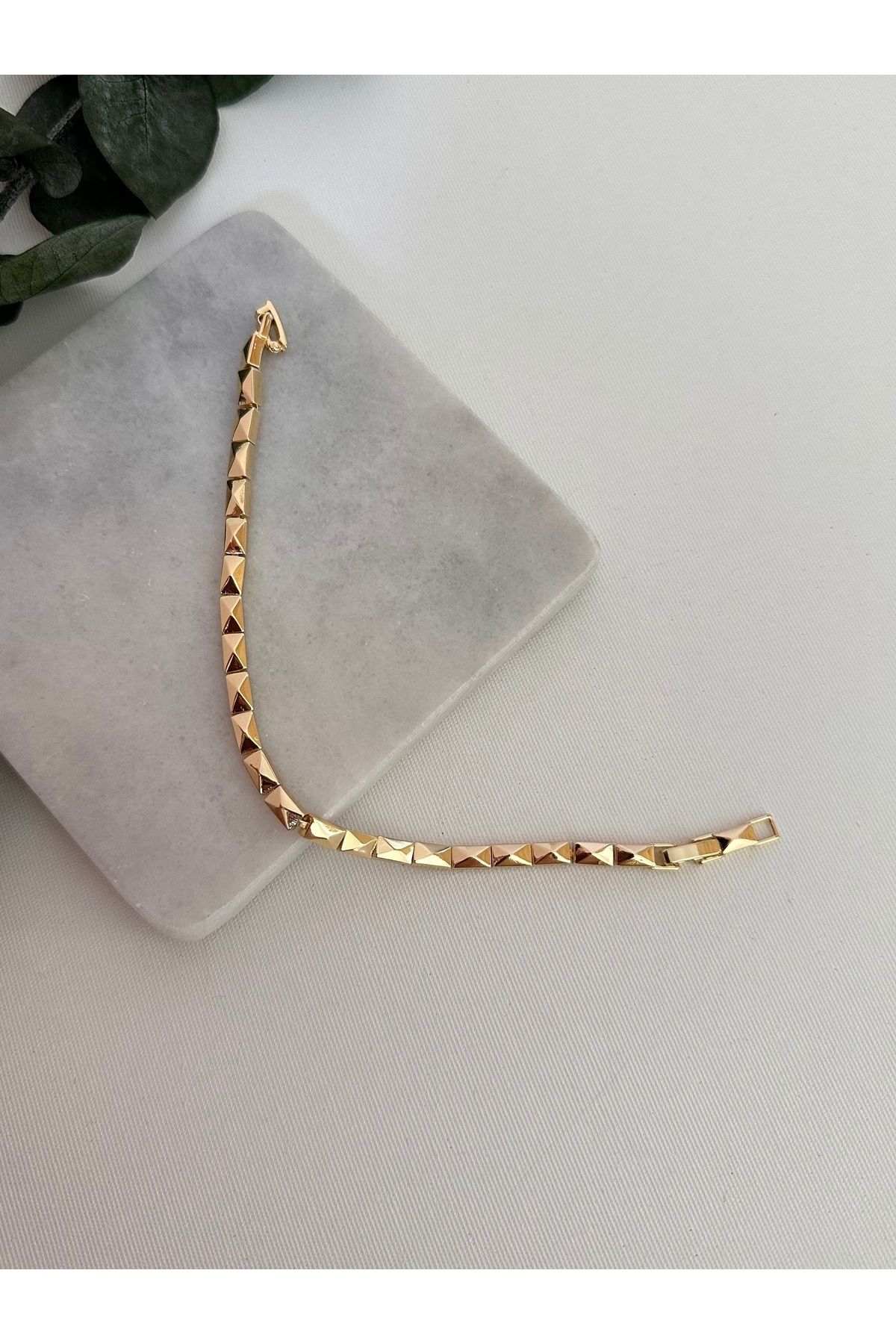 YENGEÇ Çelik Gold Bileklik