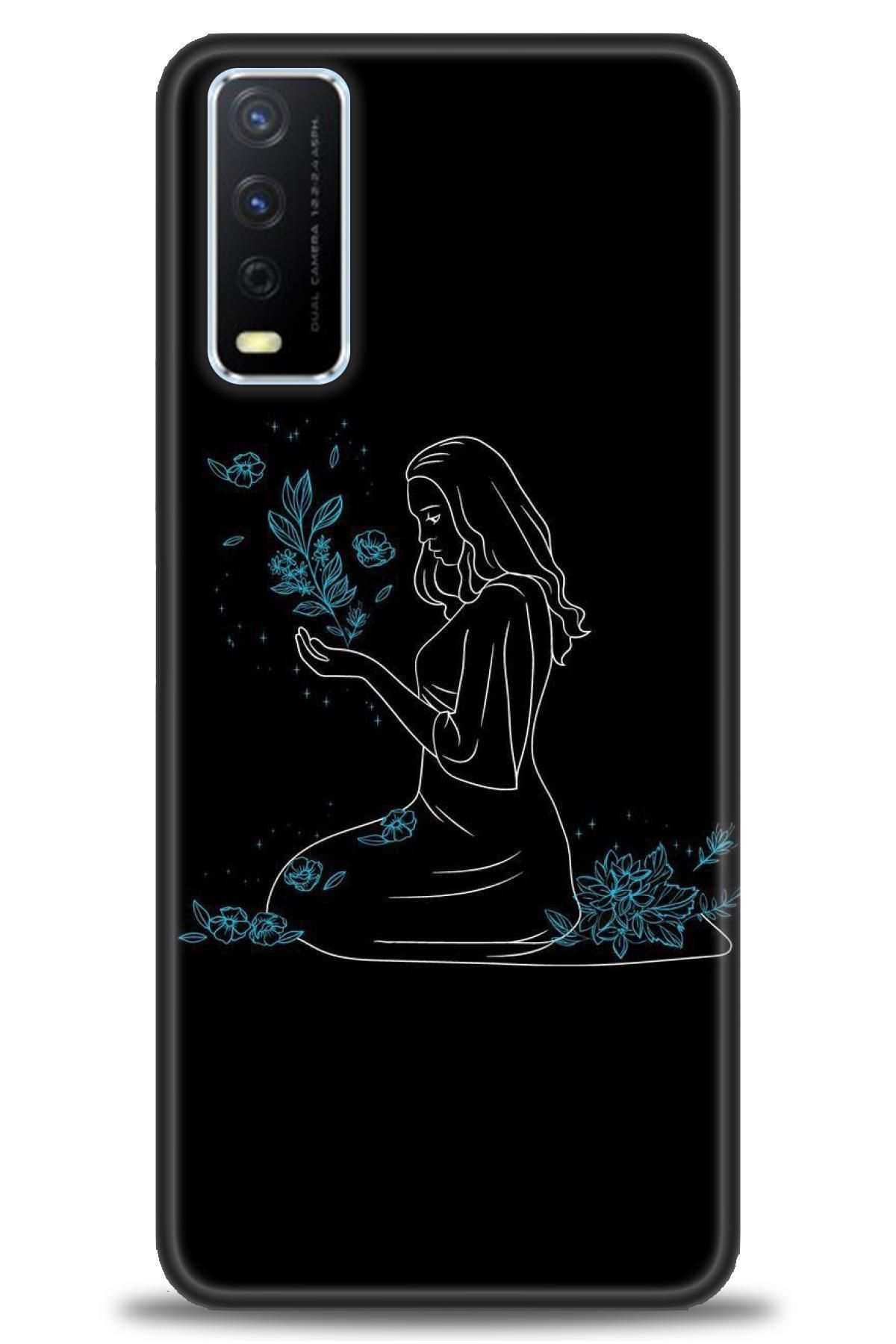 CooperTech Vivo Y20 / Y20S İle Uyumlu HD Baskılı Silikon Kılıf / Y V ÖzelSeri Vivo - 2346