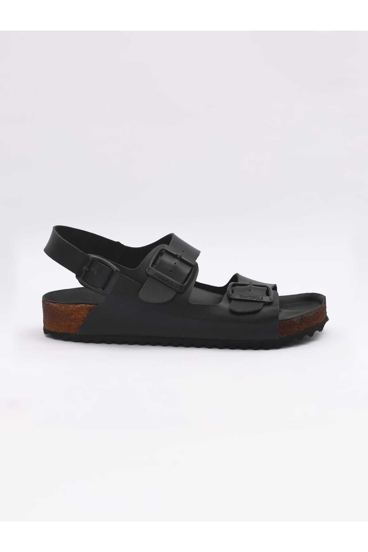COMFORT OF PANTOFOLE Siyah Unisex Siyah Sandalet