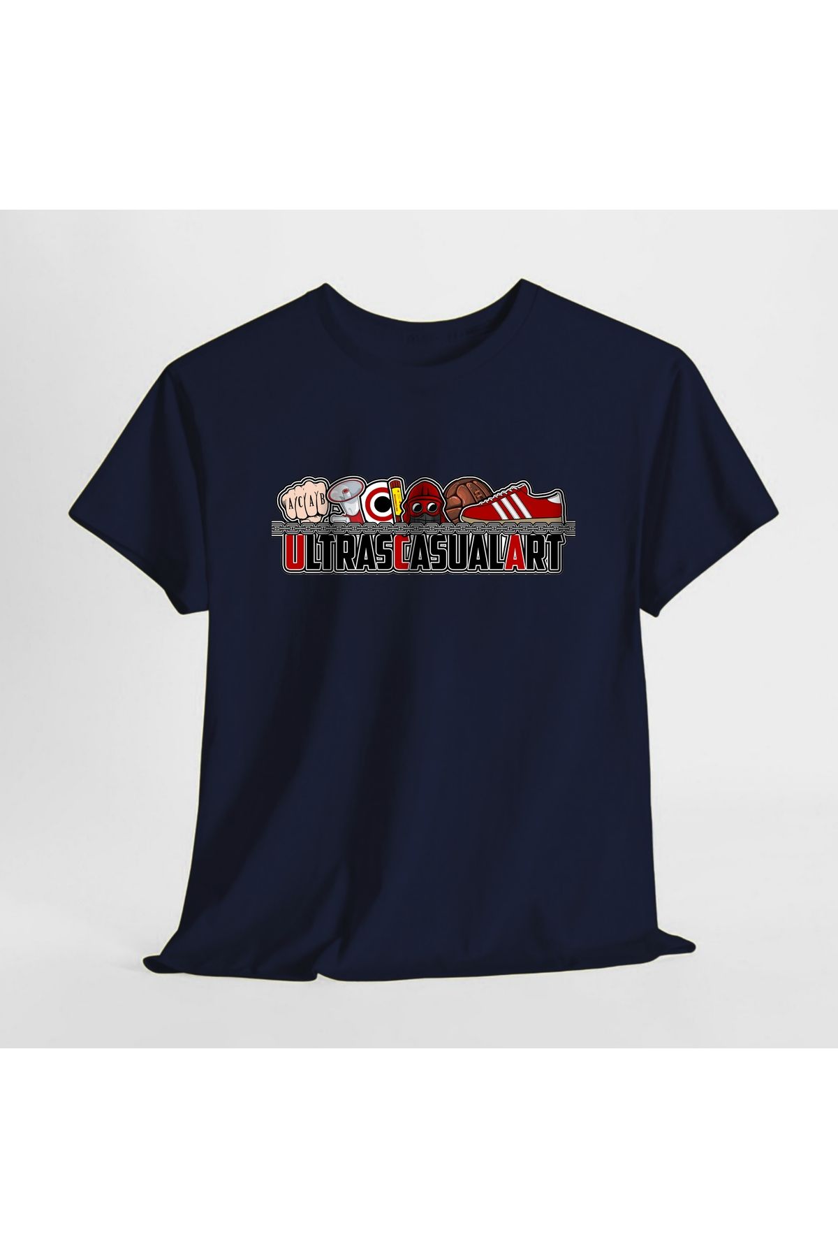 SARI ULTRAS CASUAL ART TEMALI TSHIRT %100 PAMUK