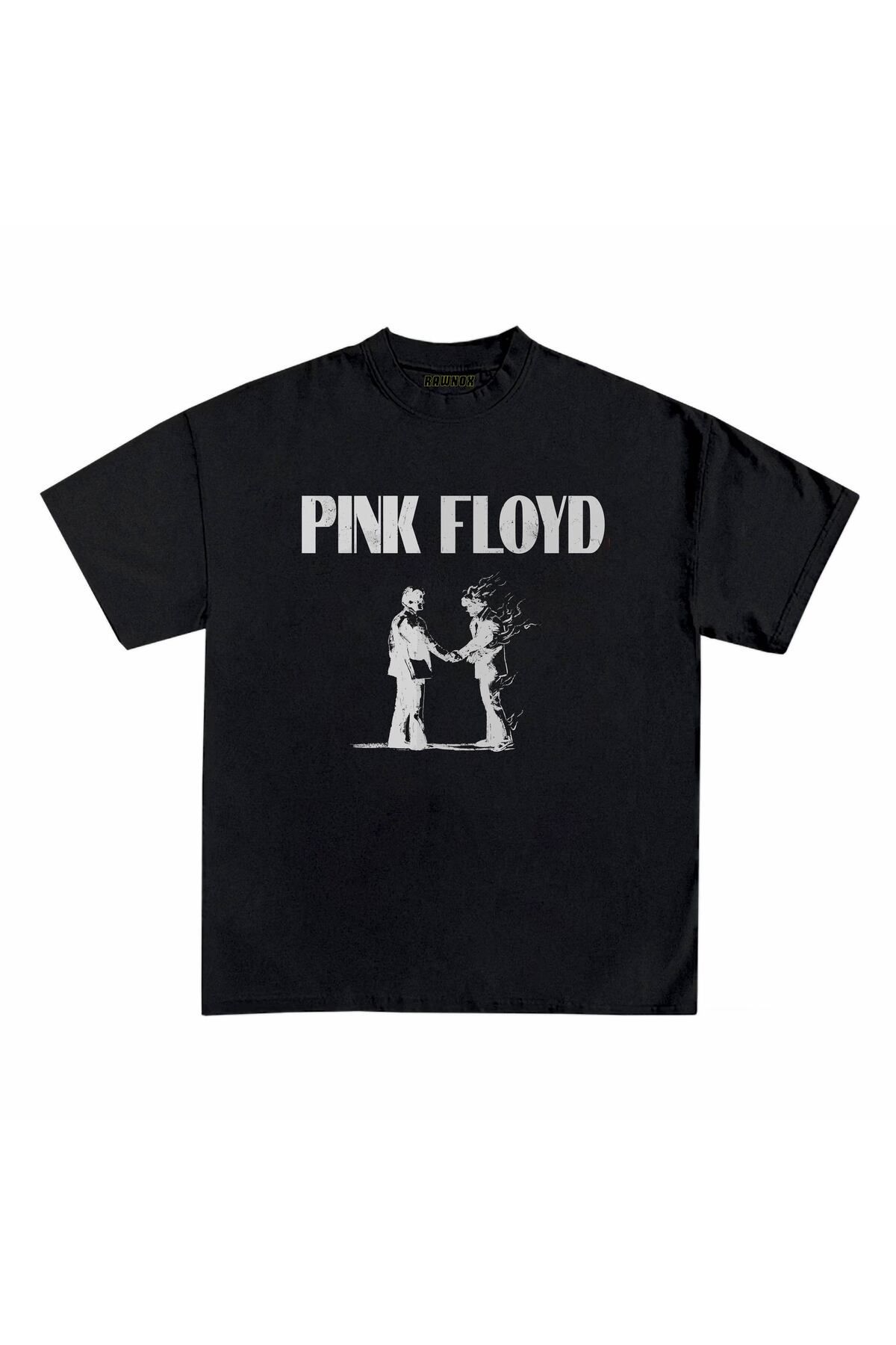 RawNox Unisex Bol Kalıp RawNox Özel Koleksiyon Pink Floyd Baskılı Tshirt