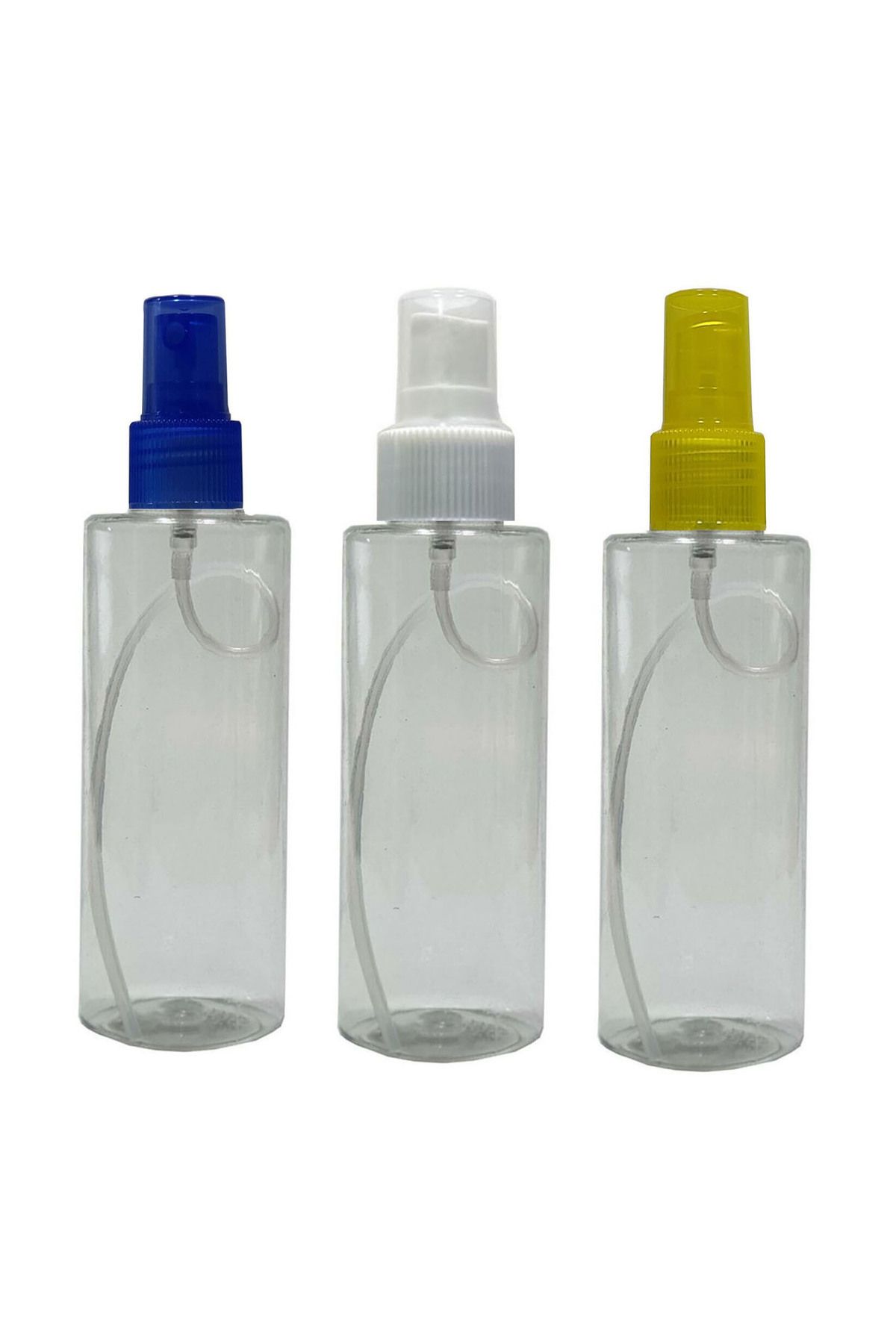 Mikasso (3 Adet) pet Yeniden Doldurulabilir Sprey Kolonya Parfüm Şişesi 100 Ml - Boş Şişe 100 ml 3'lü