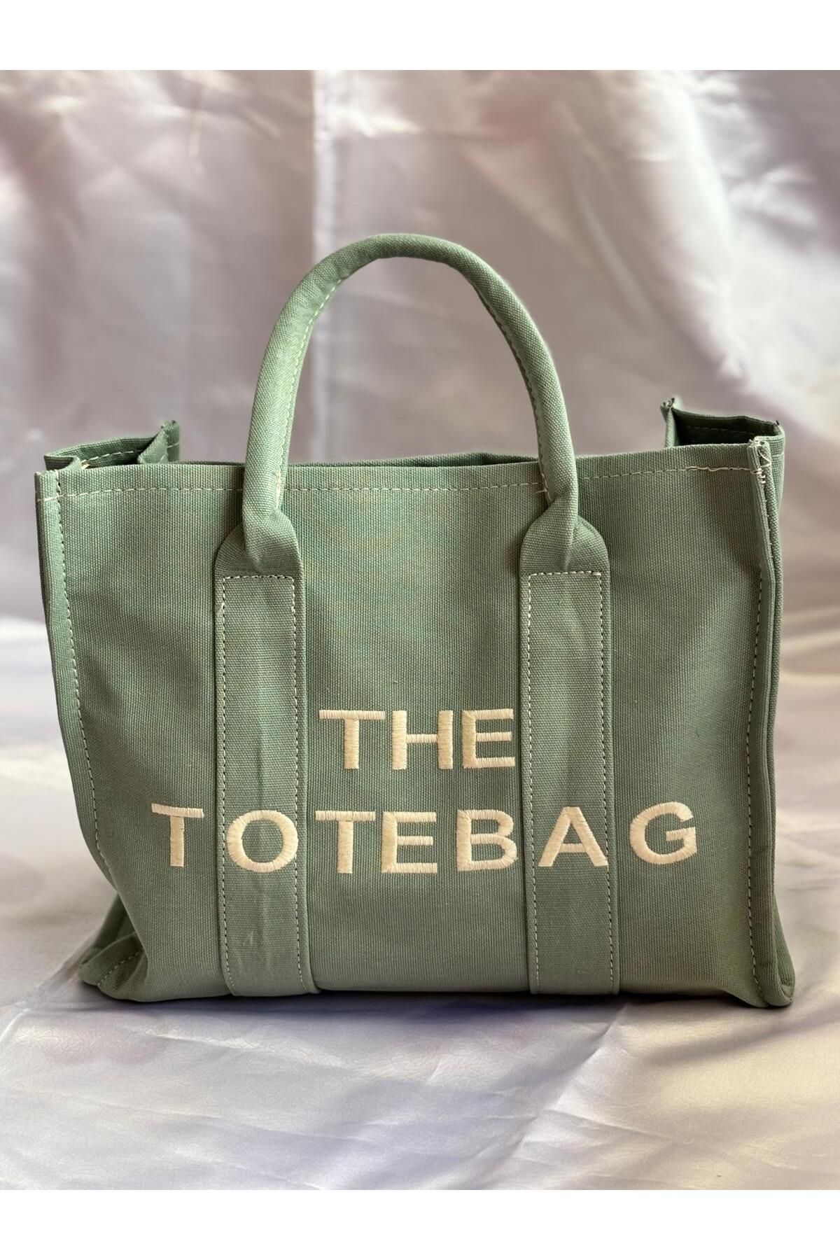 Nugoria Tote Bag Baskılı Kanvas Kumaş Kadın El ve Omuz Çantası