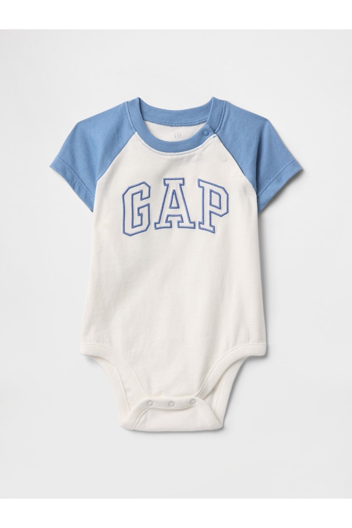 GAP Bebek Mavi Gap Logo Raglan Bodysuit