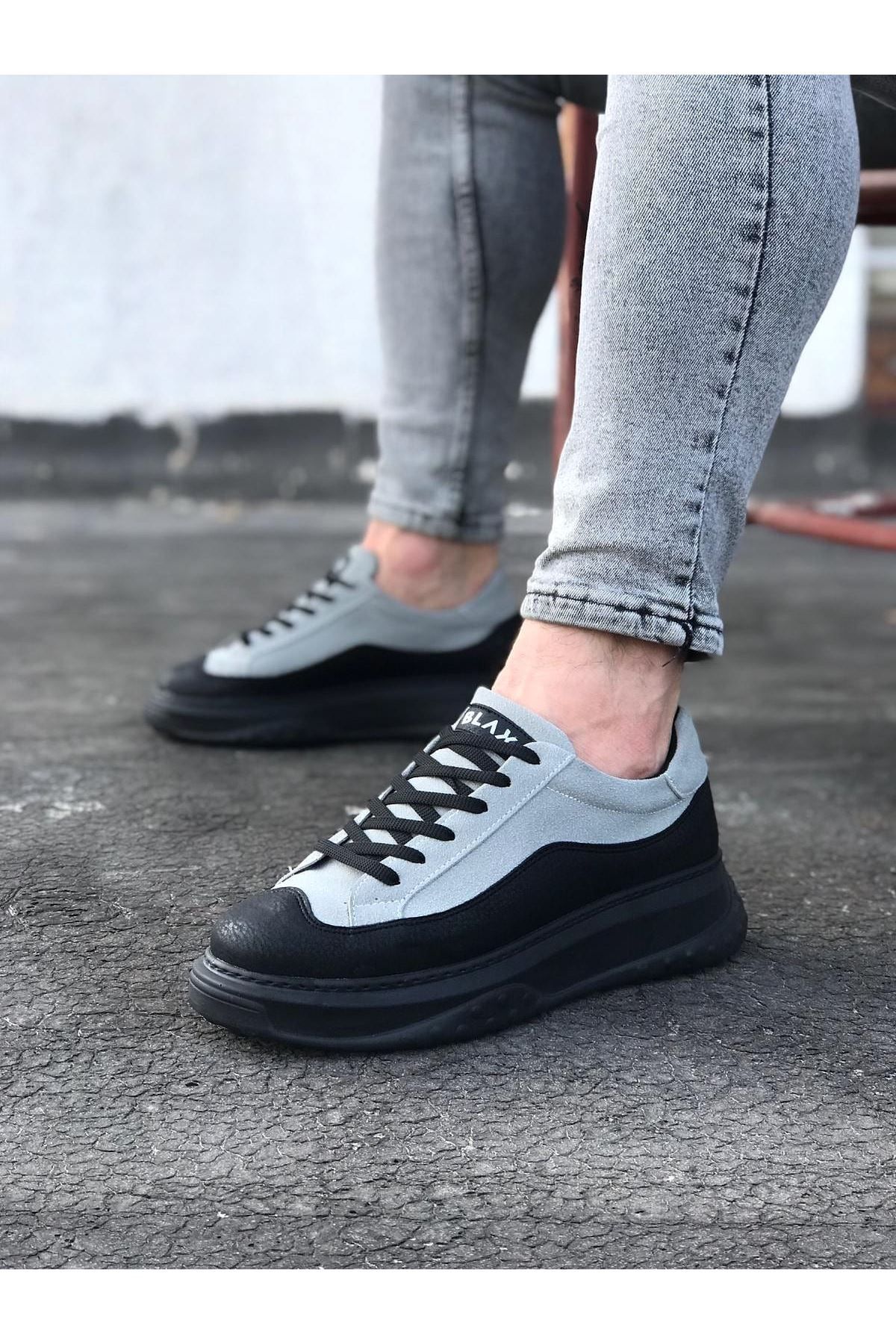 devrialemshoes WG507 Kömür Gri Erkek Ayakkabı