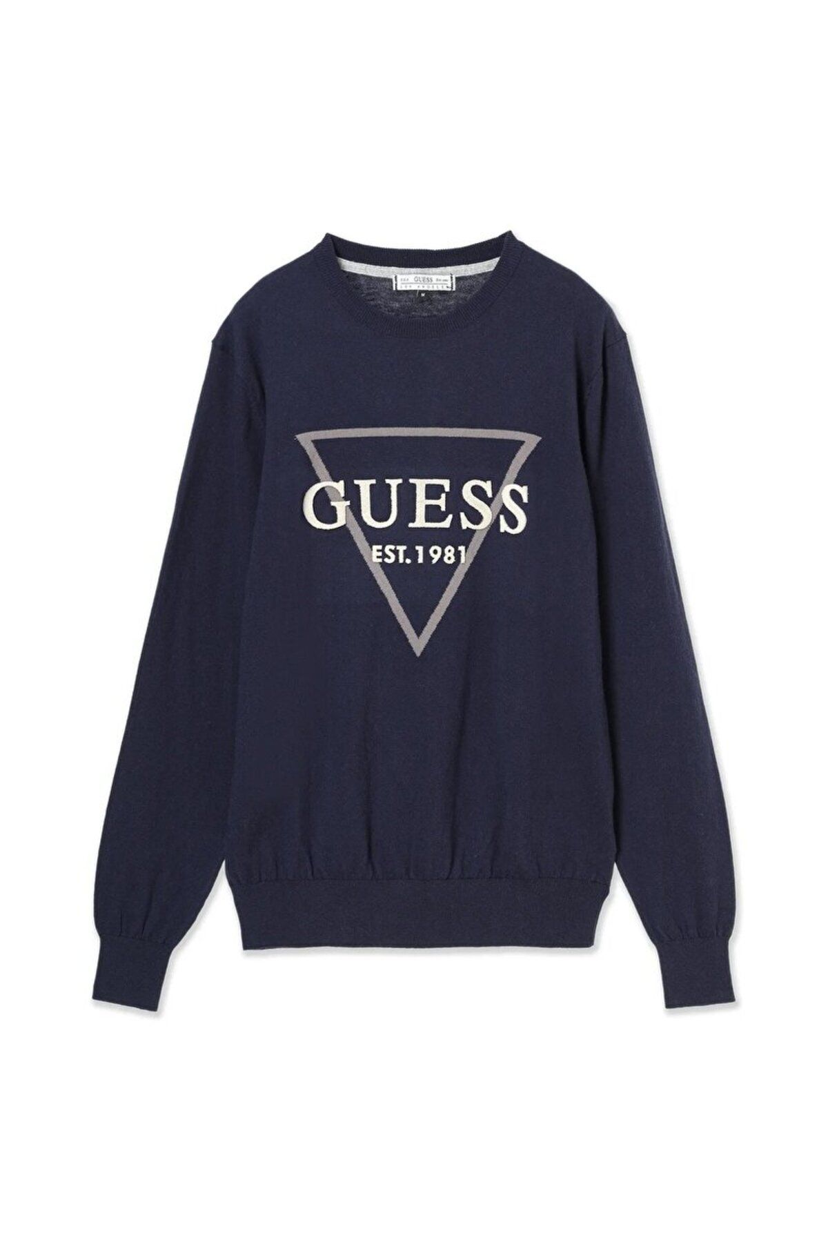 Guess Fabian Erkek Ipek Karışımlı Triko