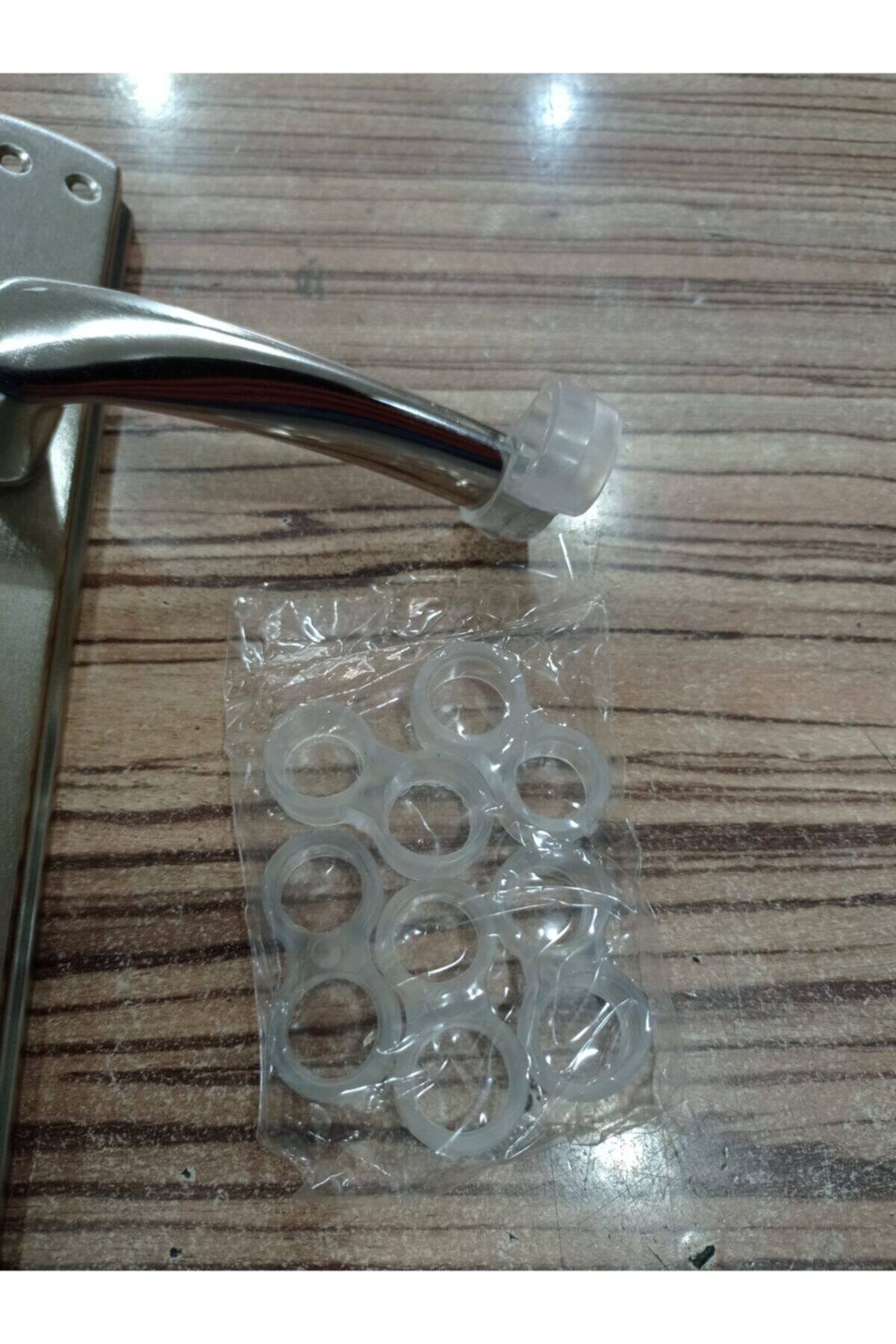 Mikasso Kapı Kolu Lastiği Kapı Stoperi Kola Geçmeli 5li Paket