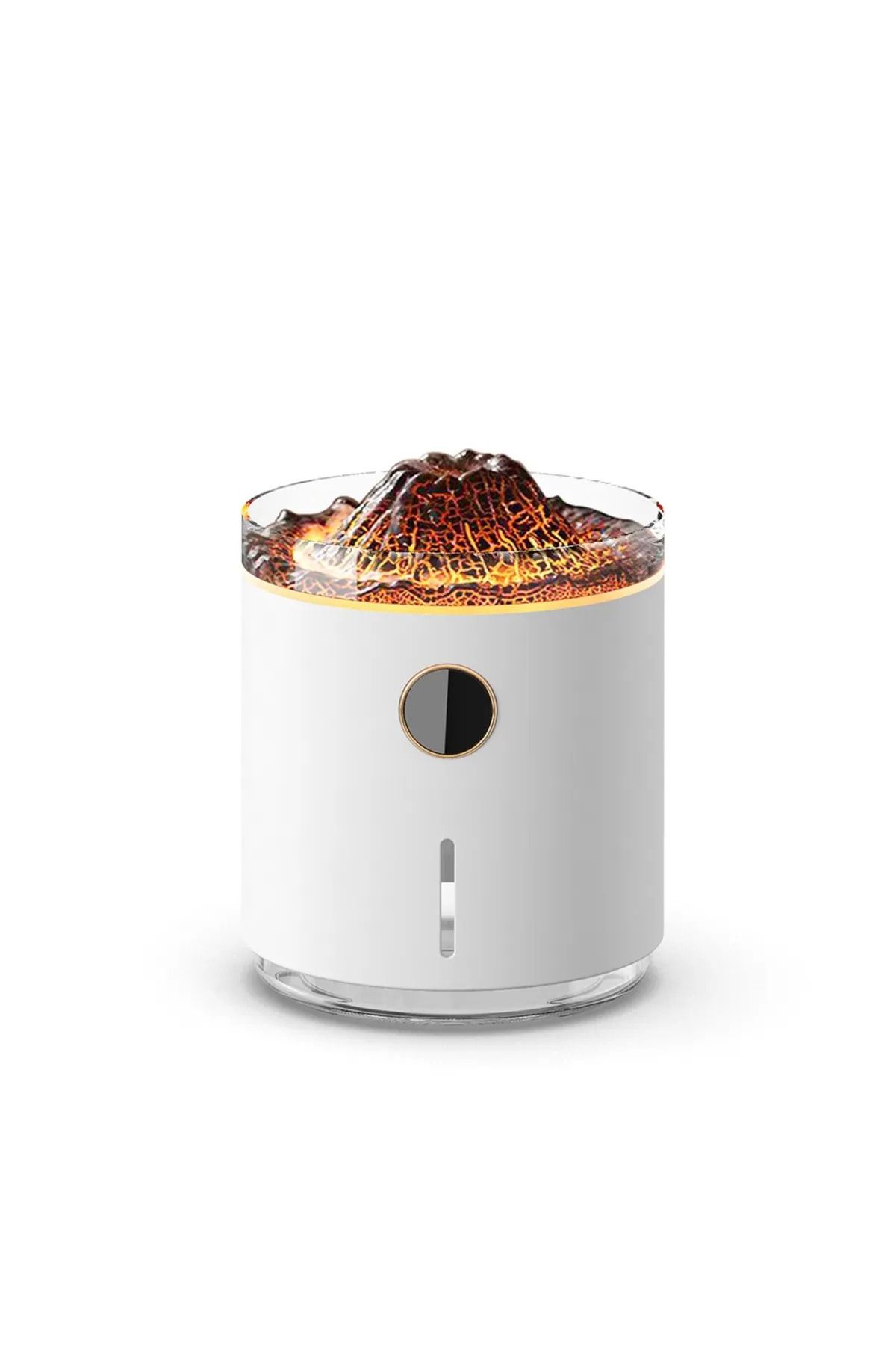OBRAX Volkan Işıklı Ultrasonik Hava Nemlendirici Buhar Makinesi Ve Aroma Difüzörü Aromaterapi 50ML