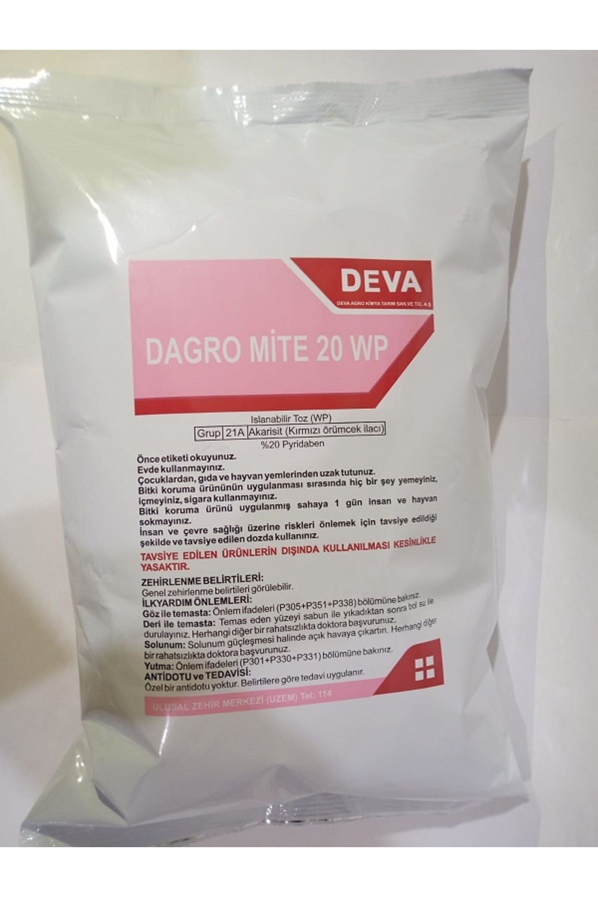 Deva Canhiper Ile Aynı Dagromite 1 Kg Bit, Pire, Kene, Kırmızı Örümcek Ilacı Kedi,köpek,küçükbaş,