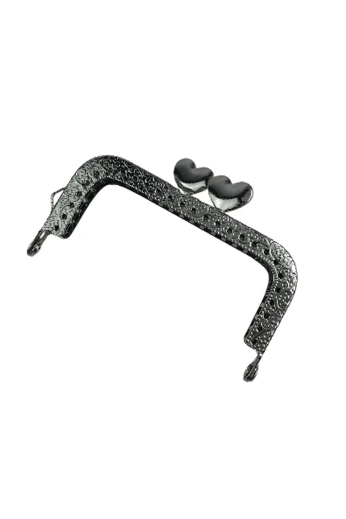 Emir Yün ve Hobi Malzemeleri Kalpli Metal Cüzdan Bursu Kavisli (8 cm / 10 cm) – Cüzdan Klips Aksesuarı