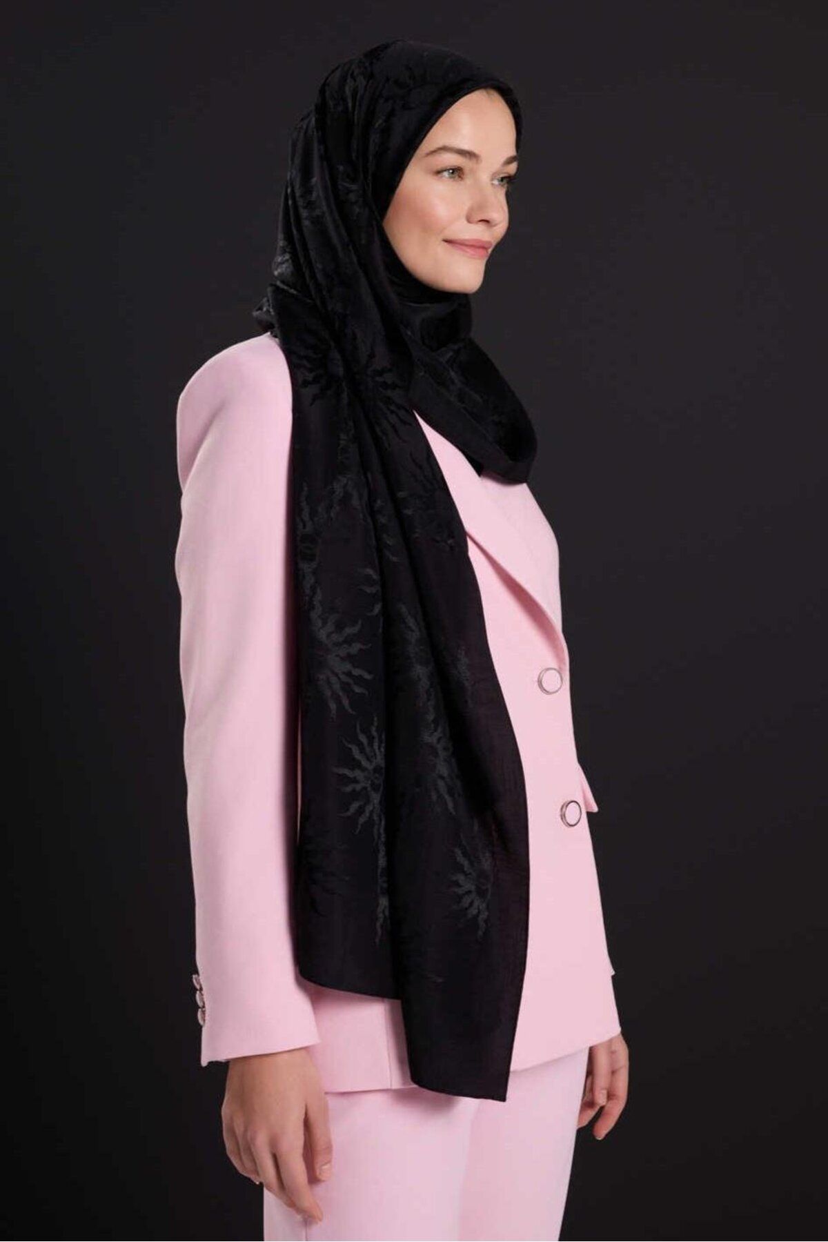 Imannoor İmannoor Güneş Doğarken Shiny Jakar Şal 70x200