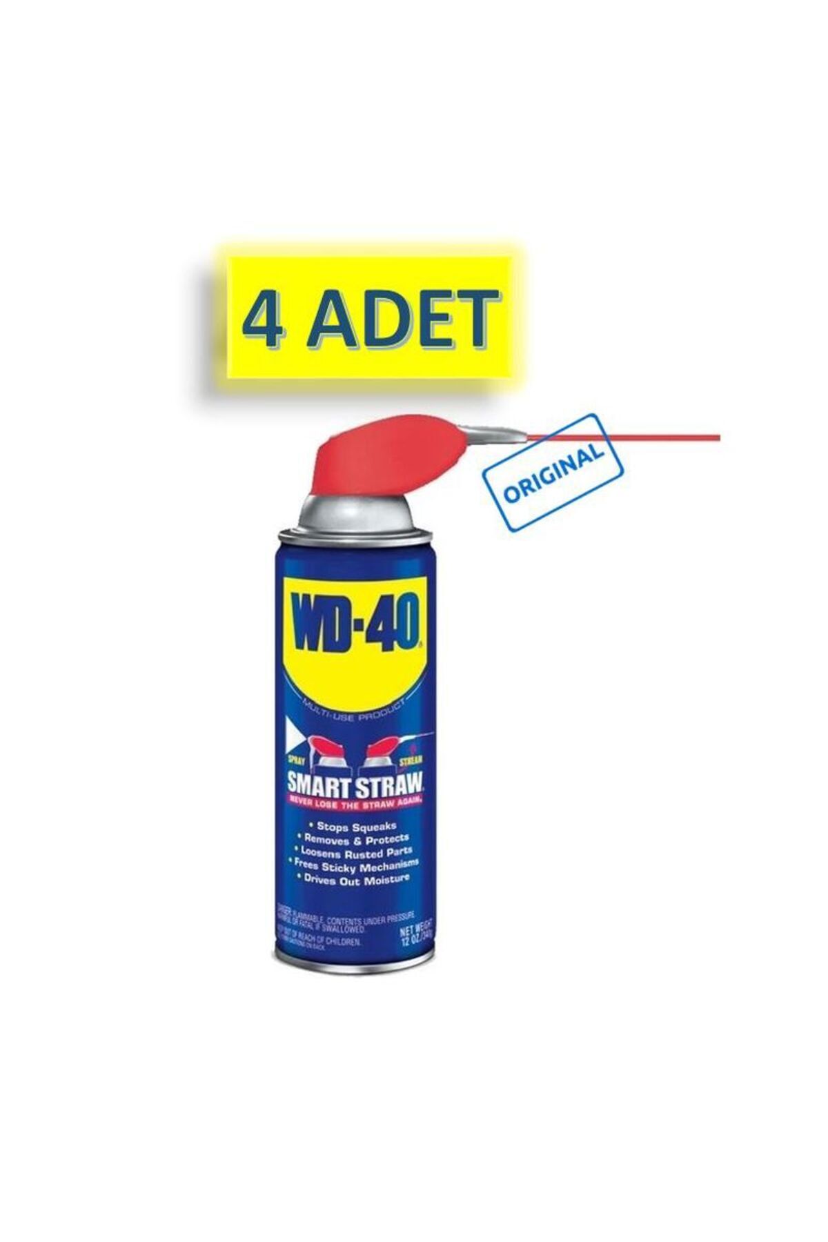 WD-40 SMART STRAW 350 ML 4 ADET