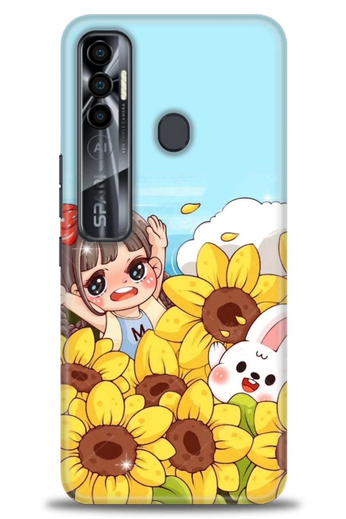 TECNO Spark 7 Pro İle Uyumlu HD Baskılı Kılıf - Karışık Seri - 925