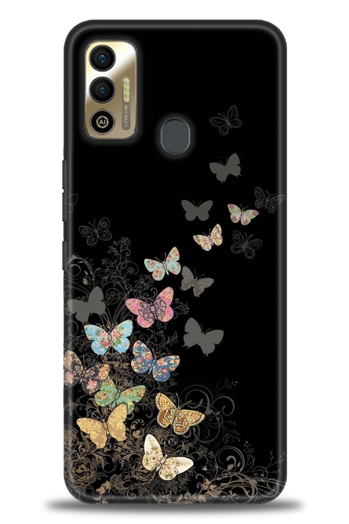 TECNO Spark 7 / 7T İle Uyumlu HD Baskılı Kılıf - Karışık Seri - 524